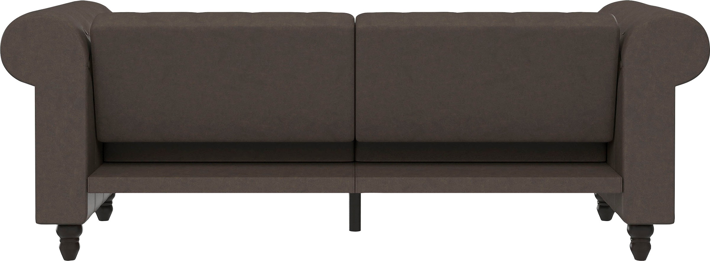 Dorel Home 3-Sitzer »Felix, Schlafsofa 236 cm, (Liegefläche 108x190cm), Rückenlehne«, 3-fach verstellbar, Velours, Kunstleder, Luxus-Microfaser Vintage