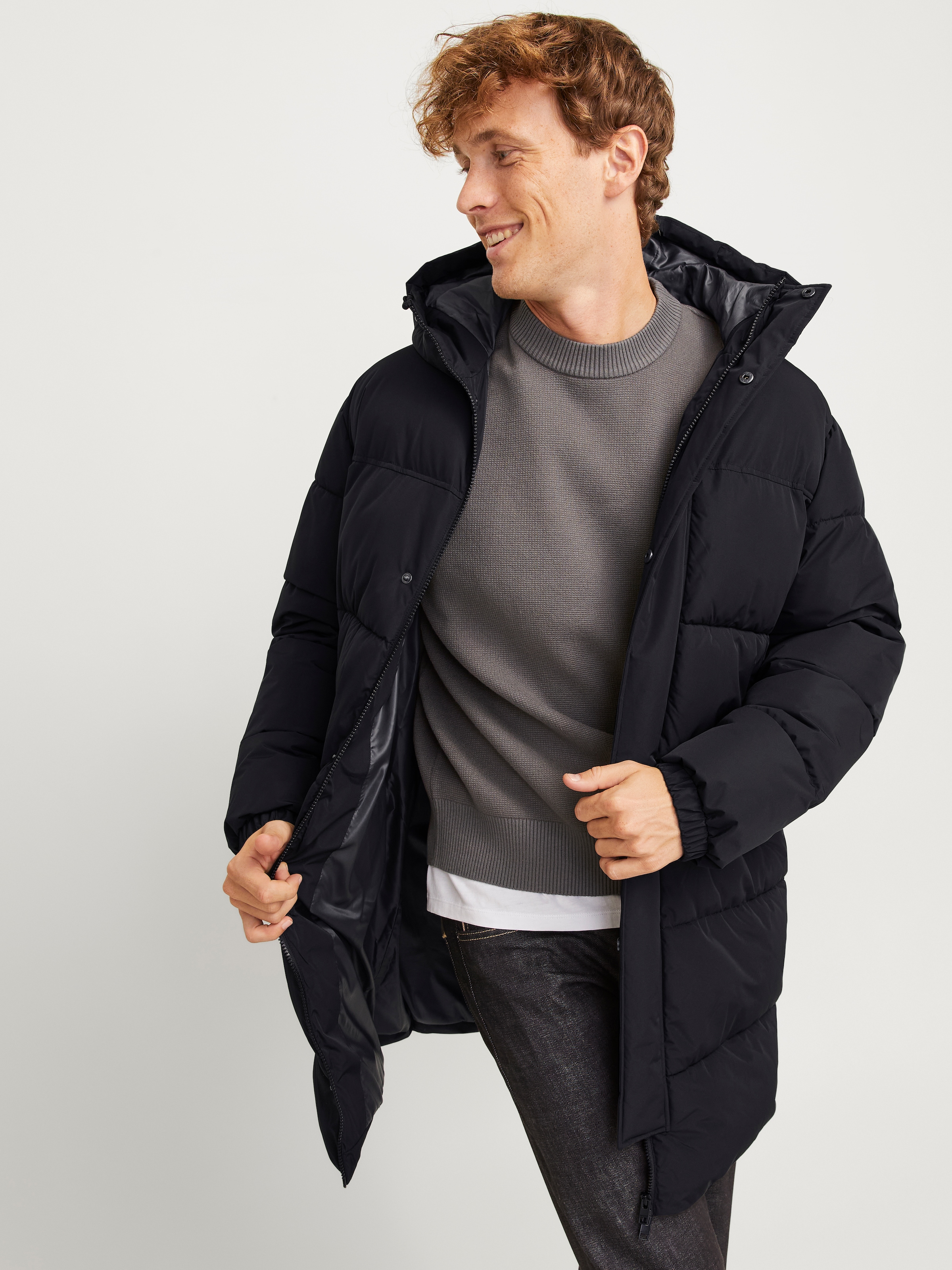 Jack & Jones Steppmantel »JJEBRADLEY LONG PUFFER SN«