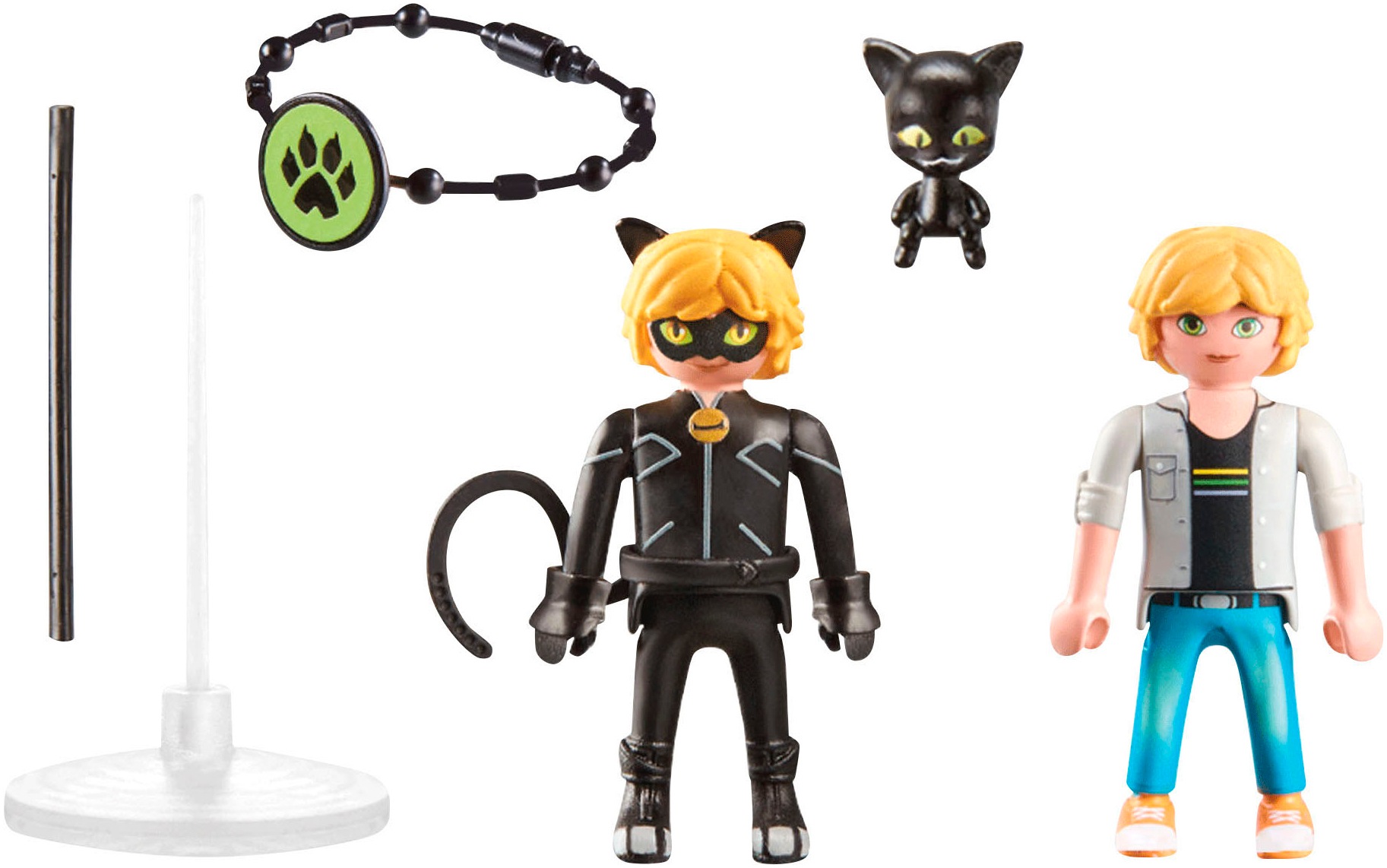 Playmobil® Jeu de construction »Miraculous: Adrien & Cat Noir  (71337), Miraculous« Made in Europe