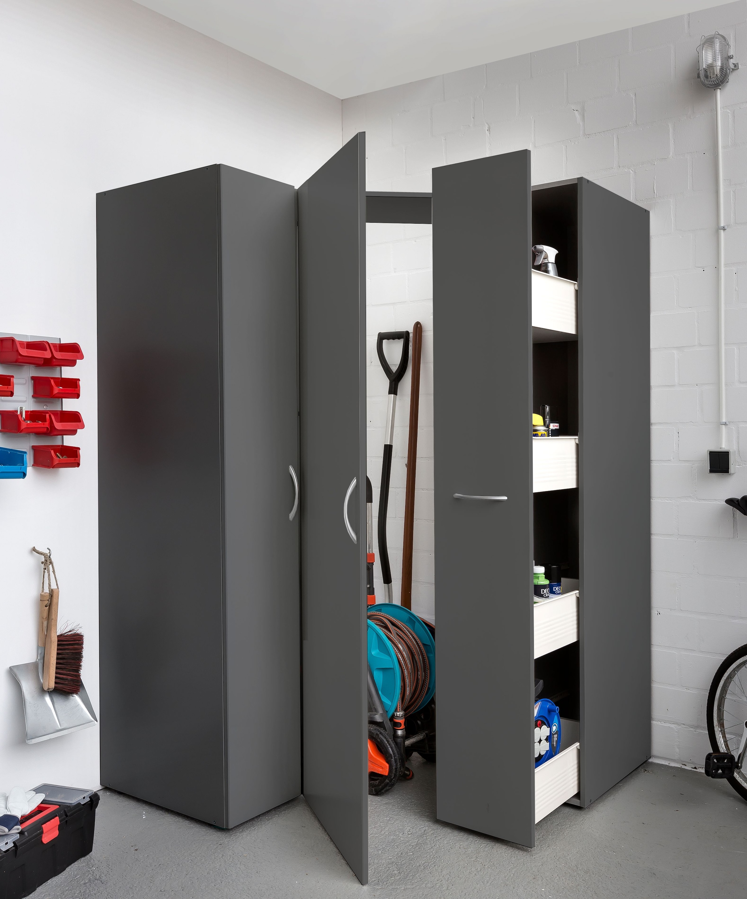 Wimex Mehrzweckschrank-Set »Multiraumkonzept, 3-teiliges Set, Stauraumwunder«