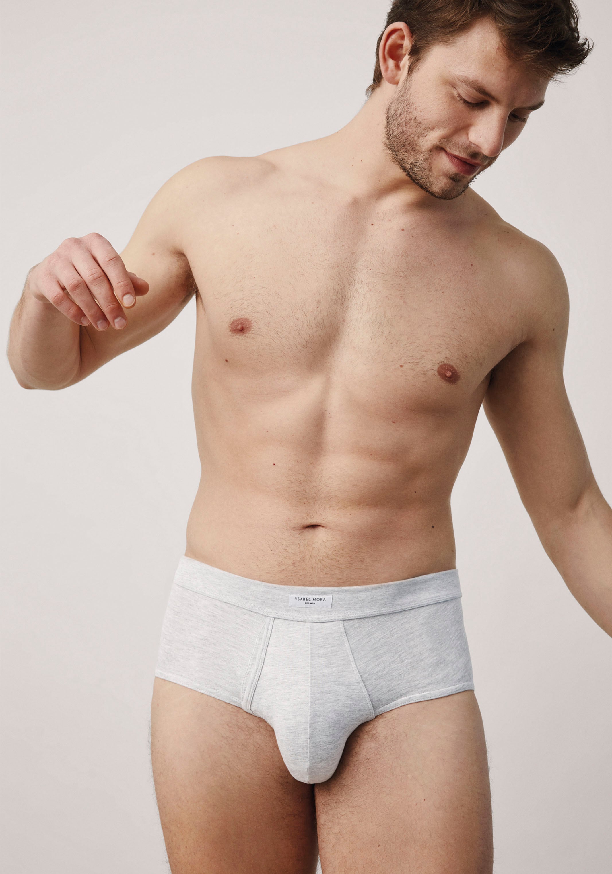 YSABEL MORA Slip »BASIC COLLECTION COTTON«, (3er Pack), mit praktischem Eingriff im Schritt