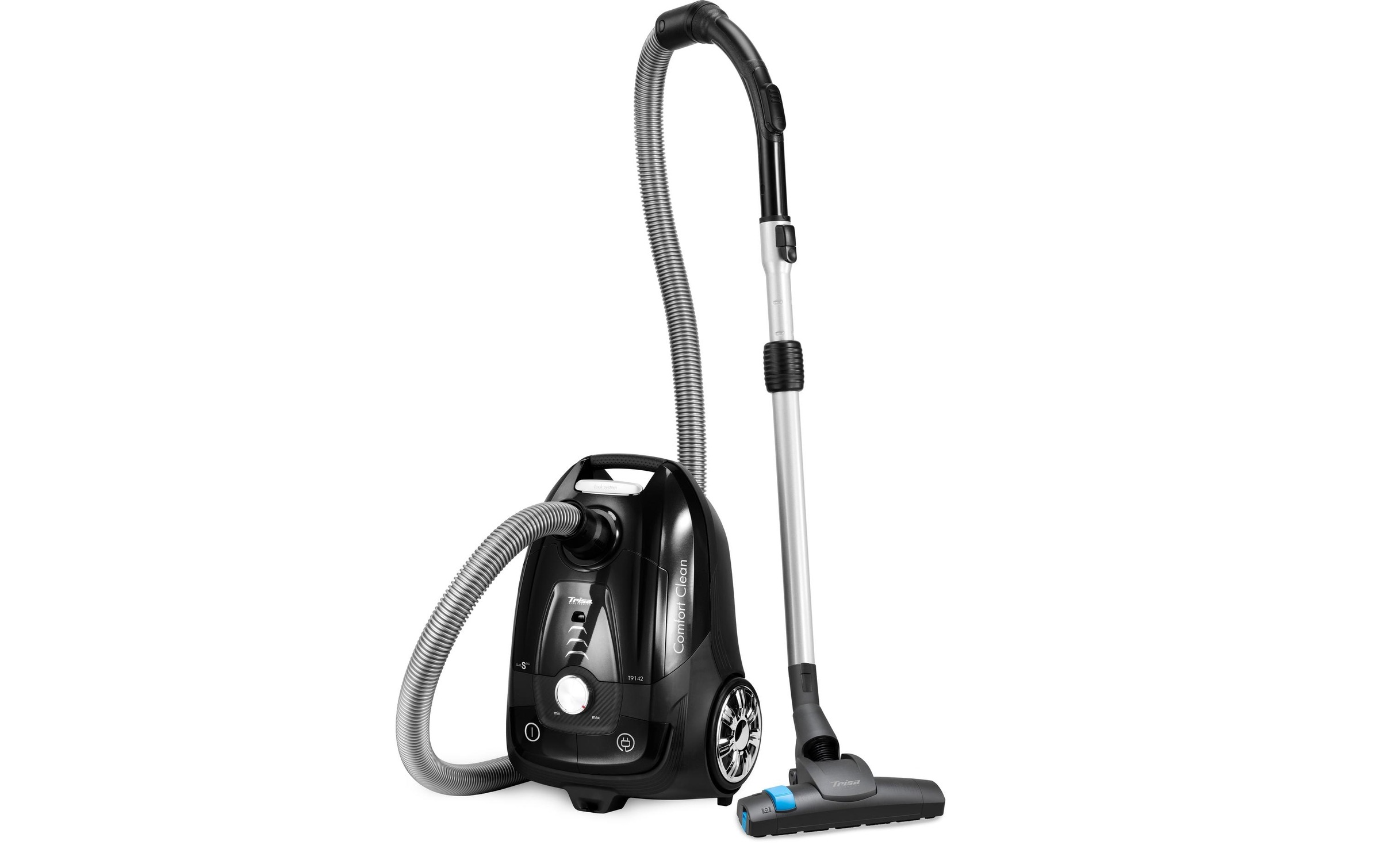Trisa Bodenstaubsauger »Comfort Clean T9142, Schwarz«, 700 W, beutellos