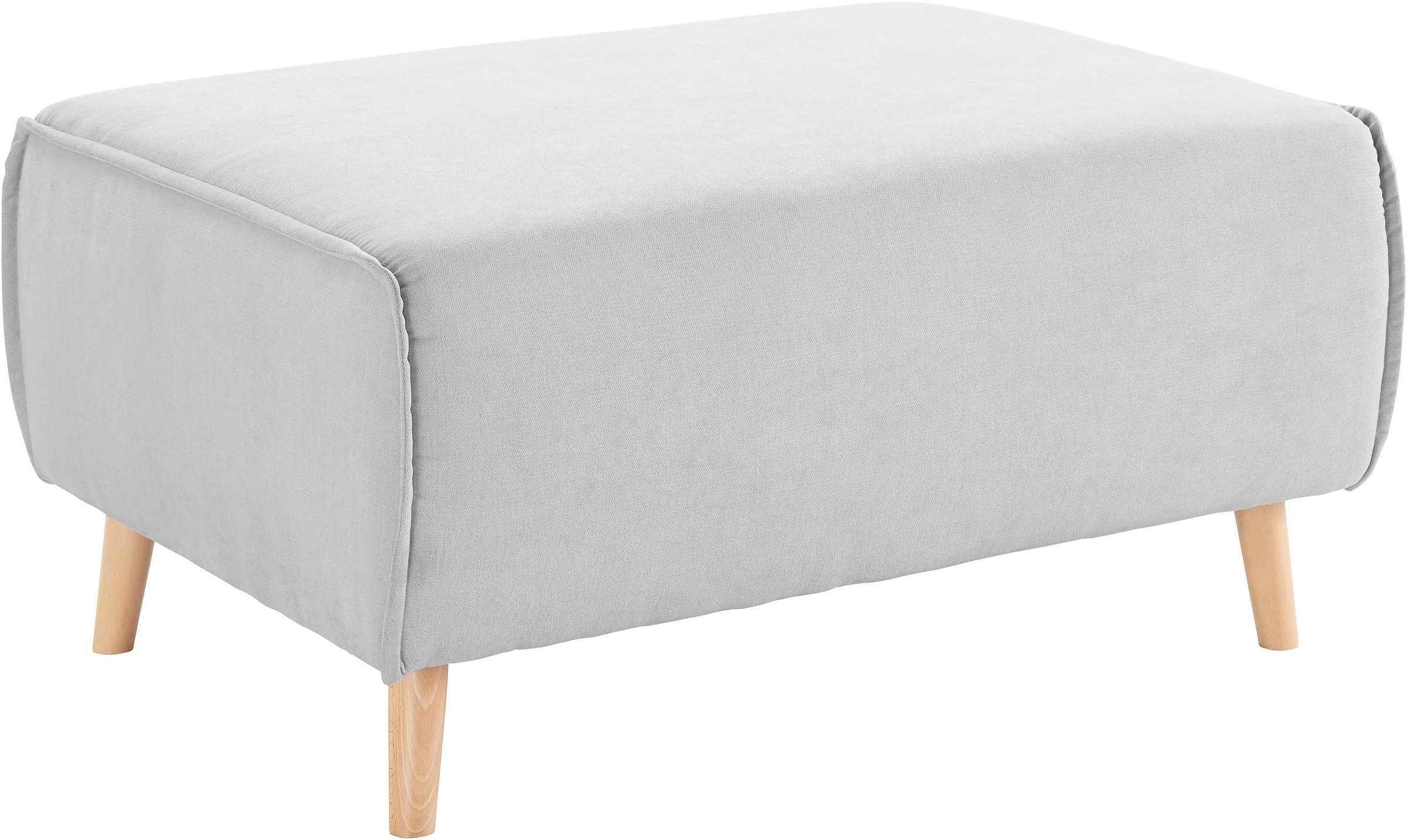 Home affaire Hocker »Janek« mit Keder in scandinavischem Design