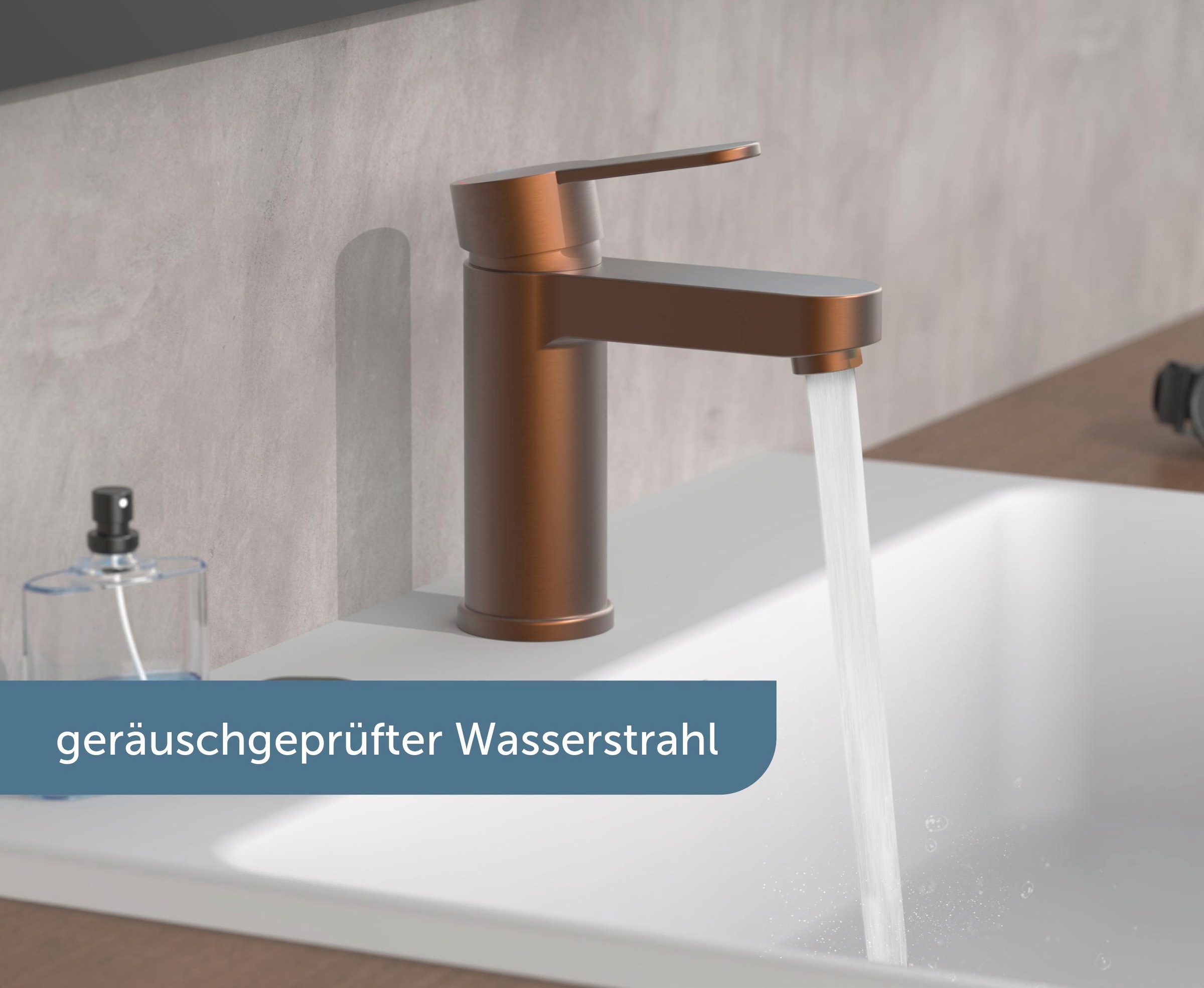 Schütte Waschtischarmatur 'Elephant' kupferfarben