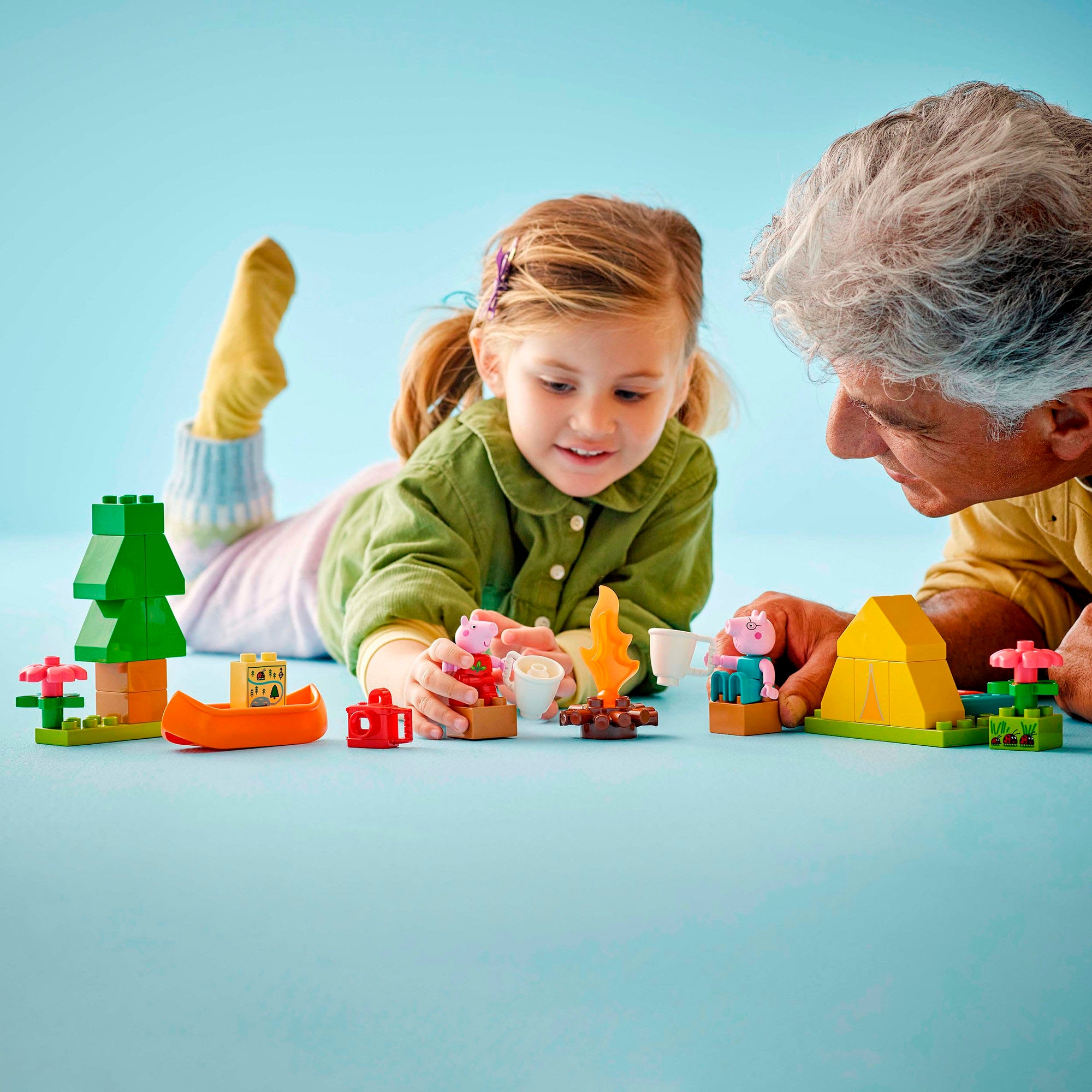 LEGO® Konstruktionsspielsteine »Campingausflug (10452), LEGO® DUPLO Peppa Pig« Made in Europe