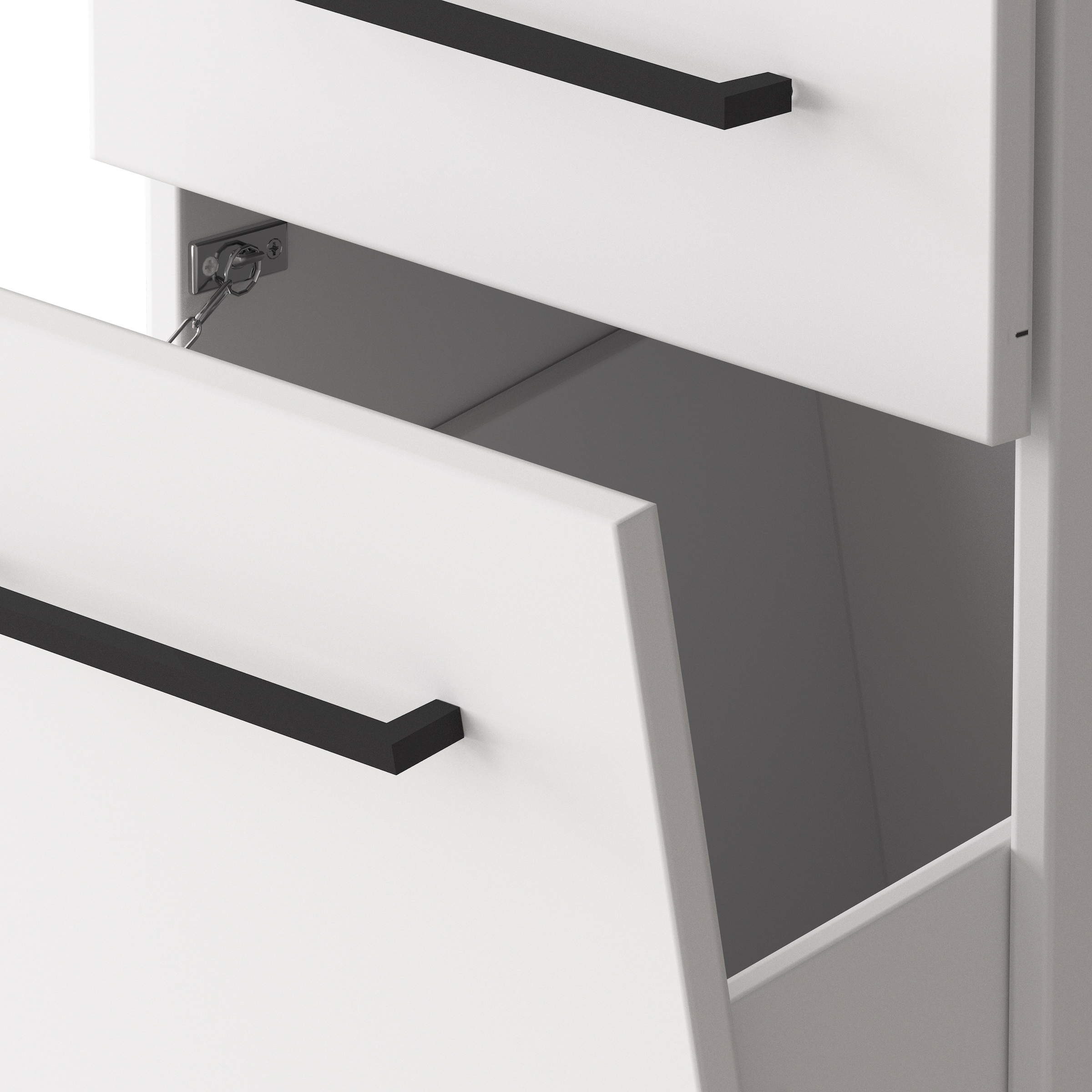KOCHSTATION Wäscheschrank »KS-Linda« Breite 67 cm, 25mm starke Wände, ausziehbare Ablage