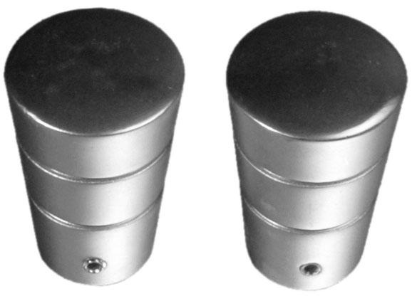 Image of Liedeco Gardinenstangen-Endstück "Concav mit Rille" für Gardinenstangen Ø 16 mm
