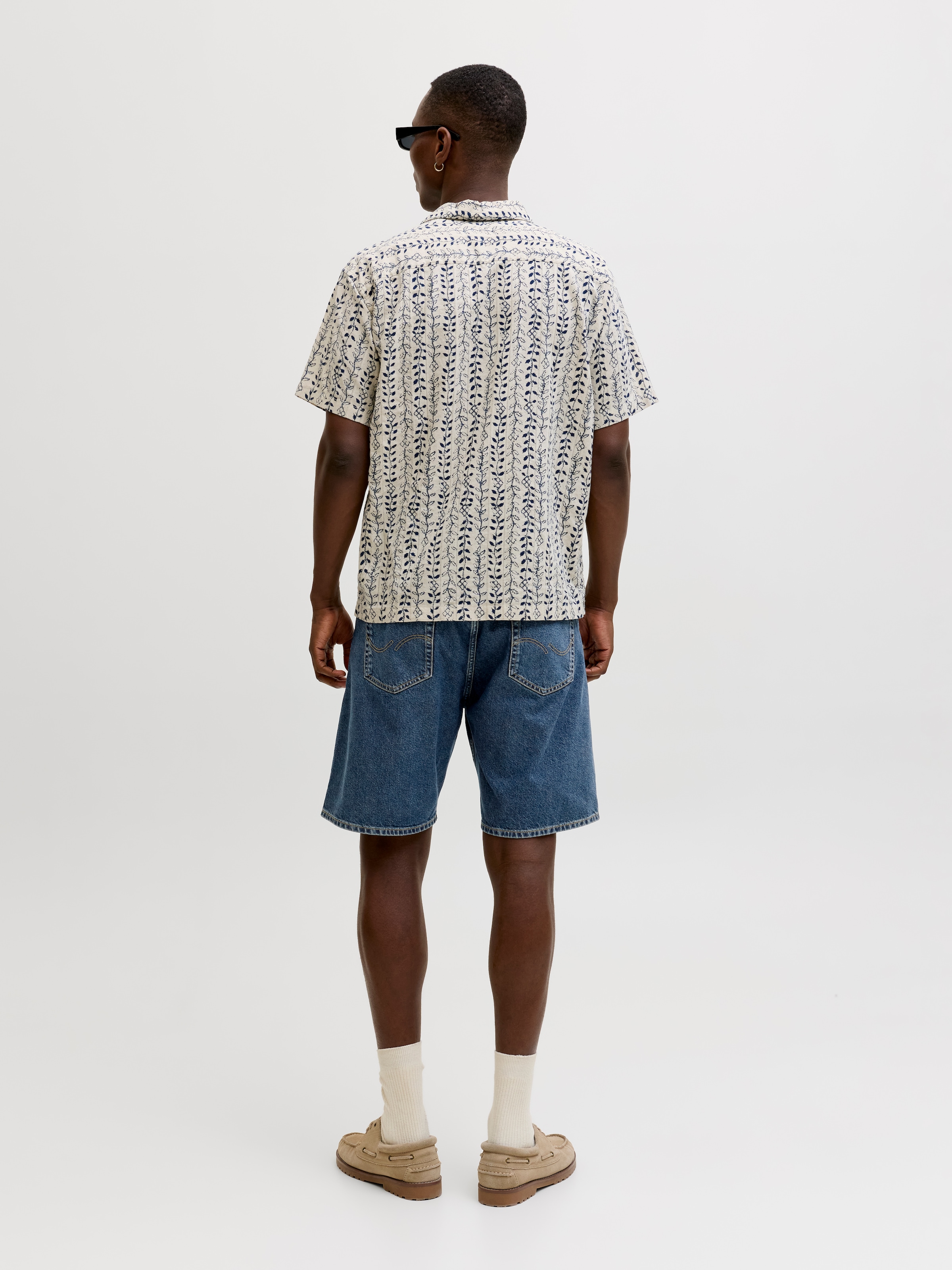 Jack & Jones Short en jean »JJITONY JJORIGINAL SHORTS AM 460 SN« mélange coton, coupe décontractée