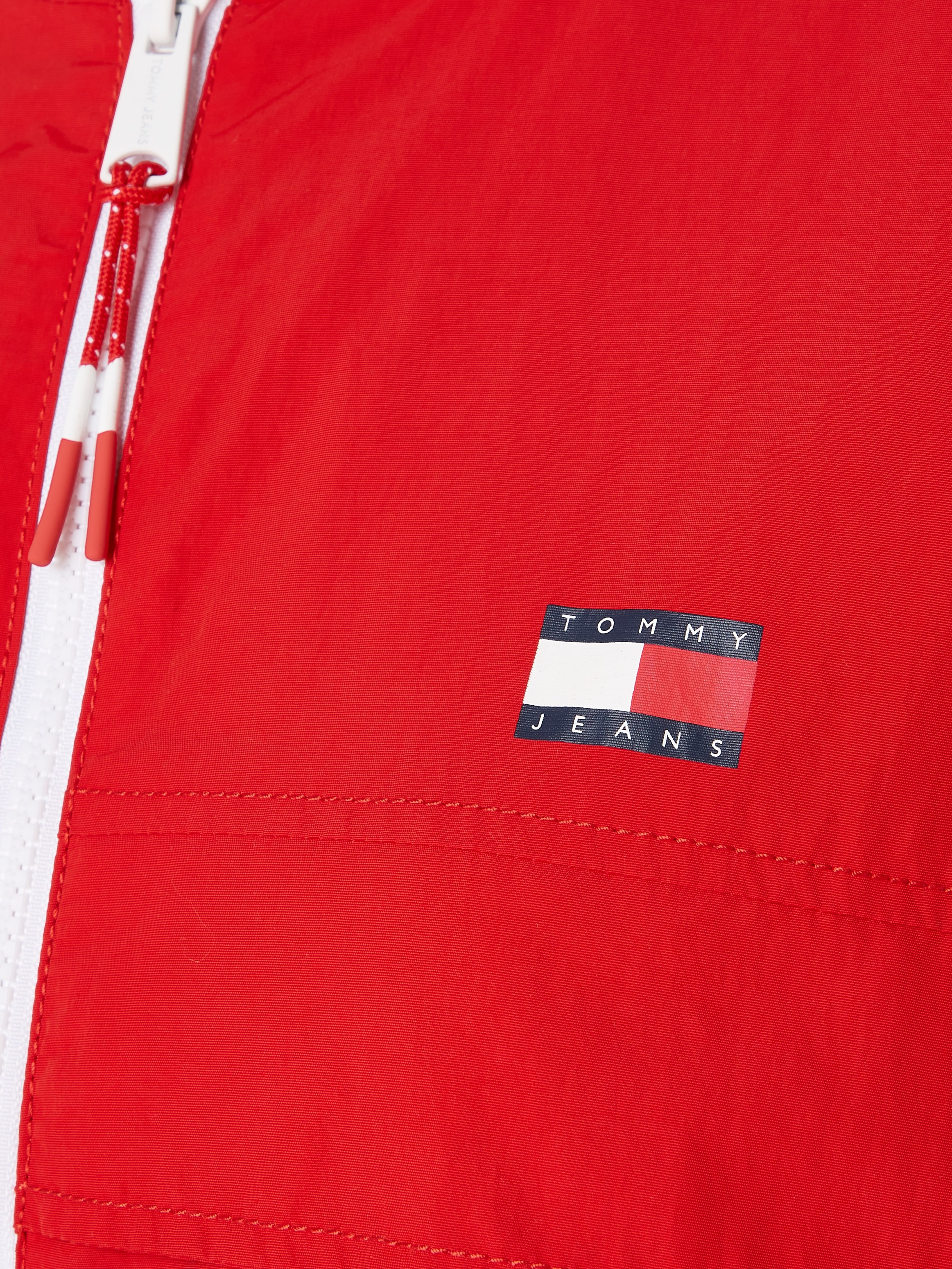 Tommy Jeans Windbreaker »TJW CHICAGO WINDBREAKER EXT«, mit Kapuze, mit kontrastfarbenen Reissverschlüssen