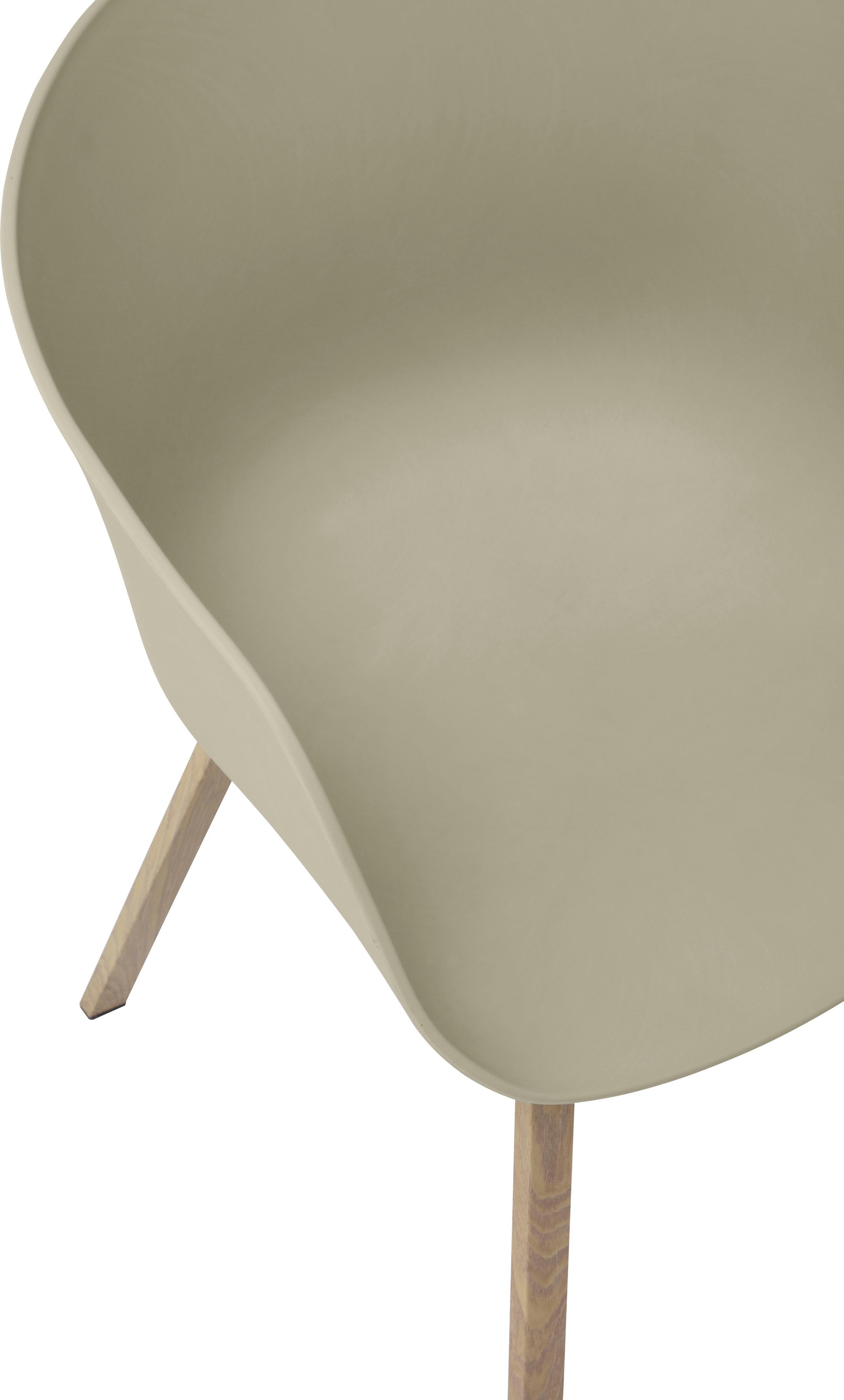 SalesFever Schalenstuhl »Lund Designer Esszimmerstuhl im 2er-Set« (Set) 2 Stk.Zweier-Set: Metallbeine mit edler Holzoptik