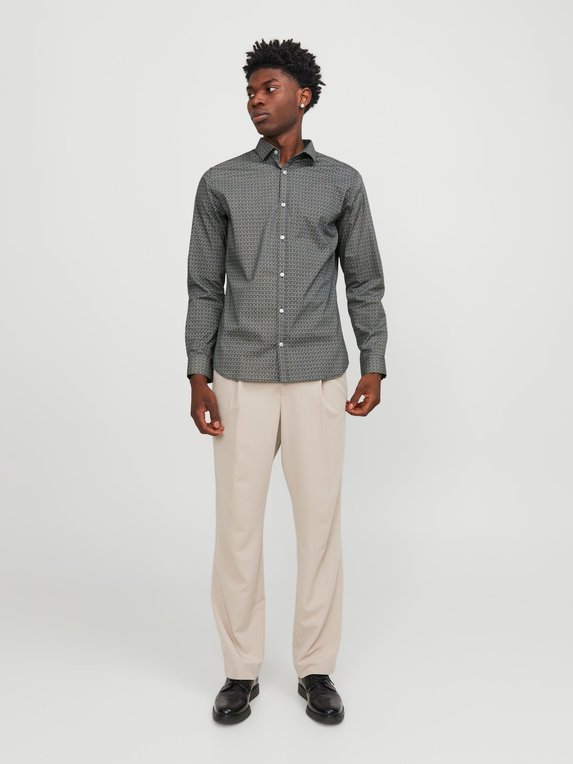 Jack & Jones Langarmhemd »JPRBLABLACKPOOL STRETCH SHIRT LS SS24 SN«