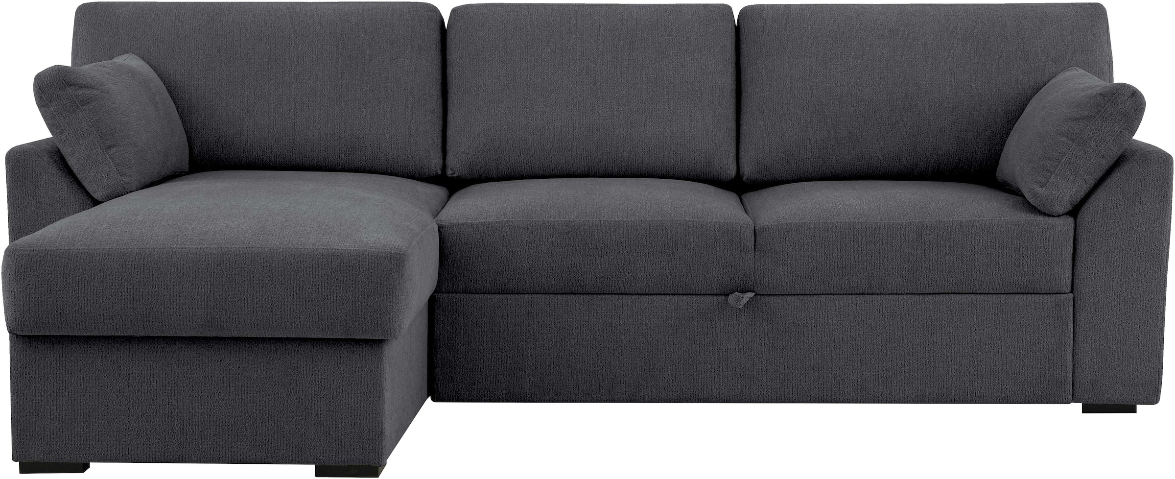 Home affaire Ecksofa »Citry«, Breite 246 cm, Chenille, Bettfunktion, Bettkasten, L-Form