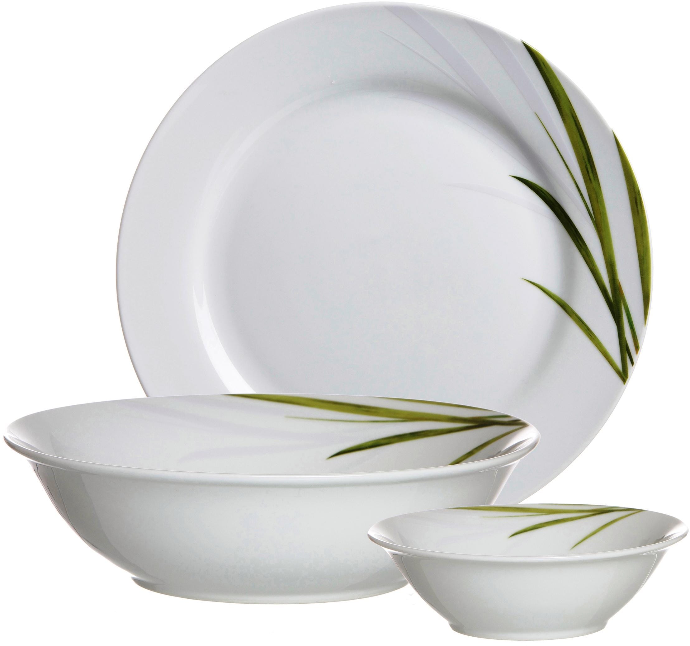 Servier-Set "Aveda", Porzellan, (Set, 3-tlg., 1 Platte, 2 Schalen)