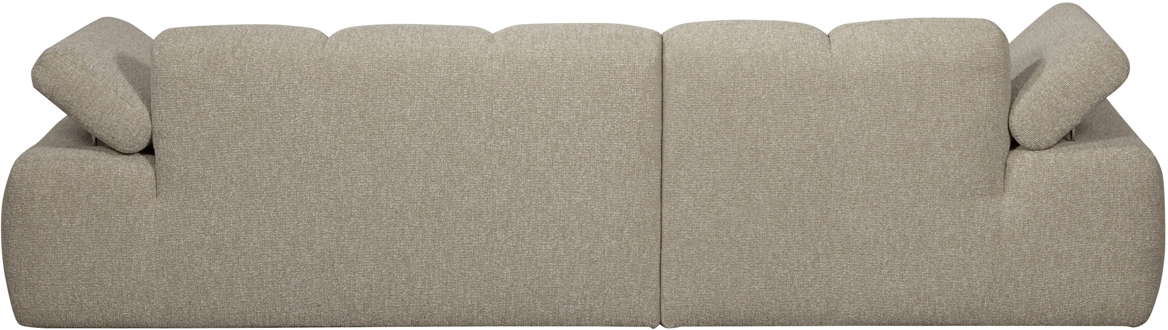 WOOOD Chaiselongue »Mojo Bouclé-Bezug mit verstellbarer Armlehne, H 74 x B 284 x T 160 cm« Tragkraft 360 kg, Maximale Verschleissfestigkeit, Pfleiglicht