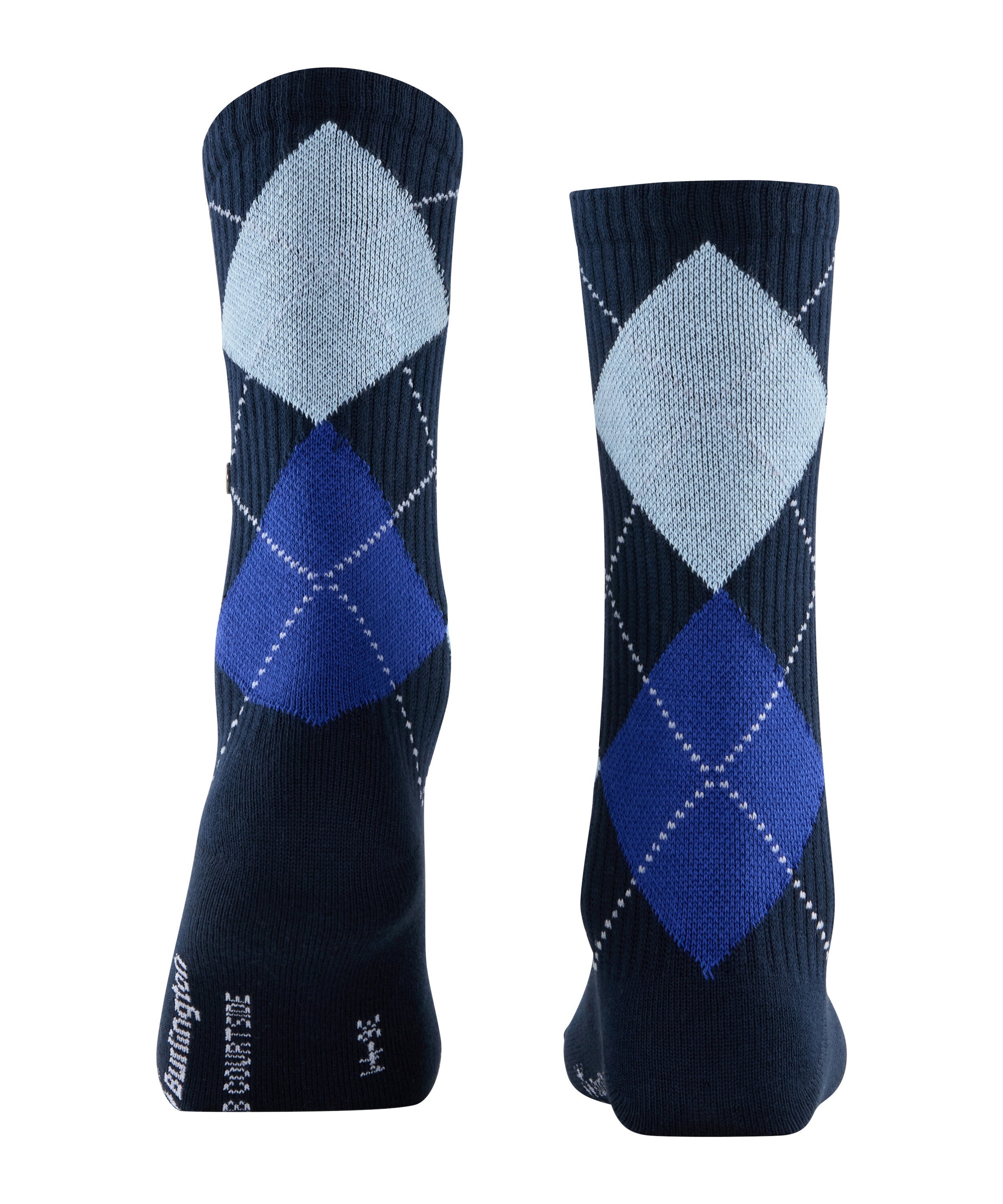 Burlington Socken »Rib Courtside« Einheitsgrösse 40-46, Argyle-Muster, feine Rippenstruktur