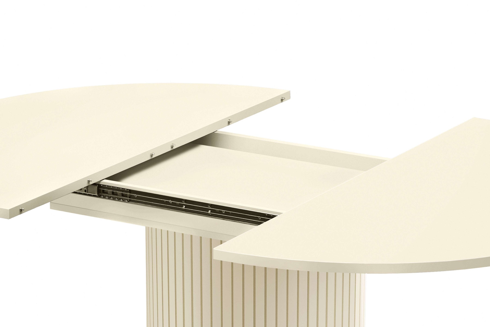 Woodman Table de salle à manger »Toscana« Breite 120 cm, melaminbeschichtet, mit Verlängerungsplatten, FSC®