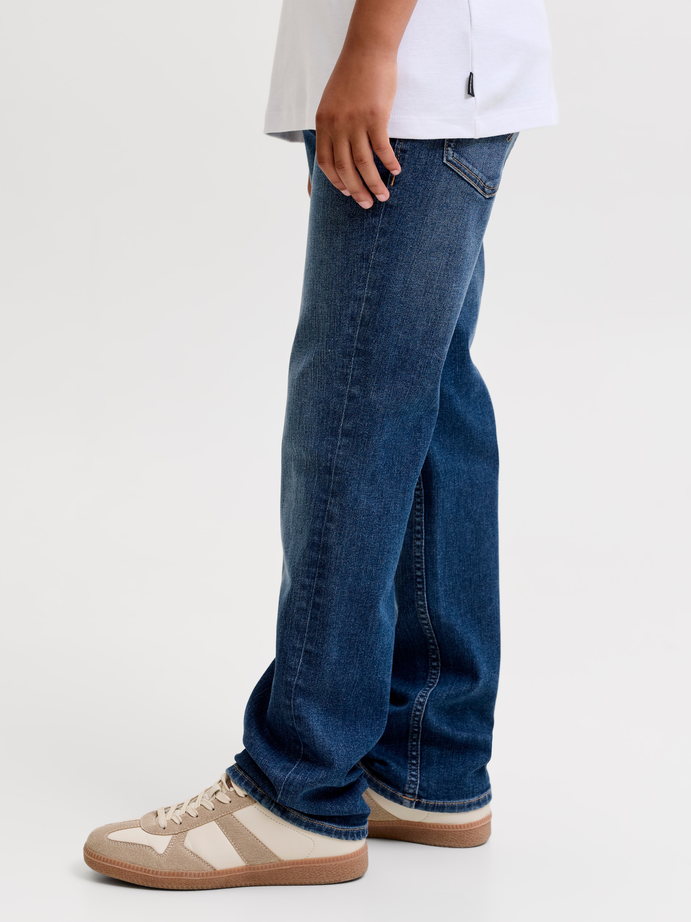 Jack & Jones Junior Regular-fit-Jeans »JJICLARK JJORIGINAL AKM 295 NOOS JNR« Baumwollmischung, regular fit
