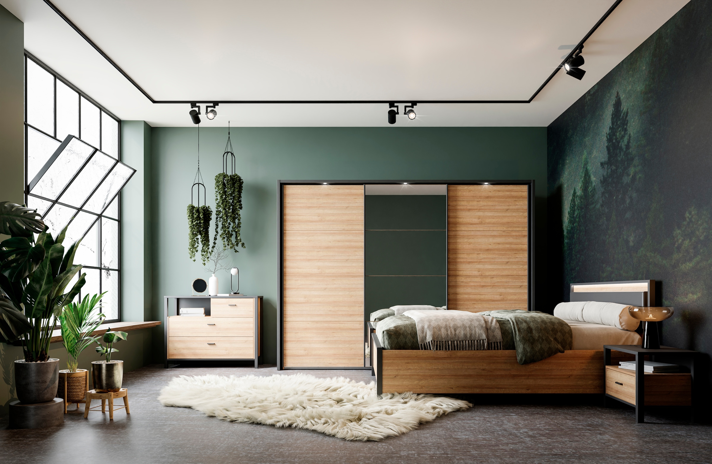 FORTE Schwebetürenschrank