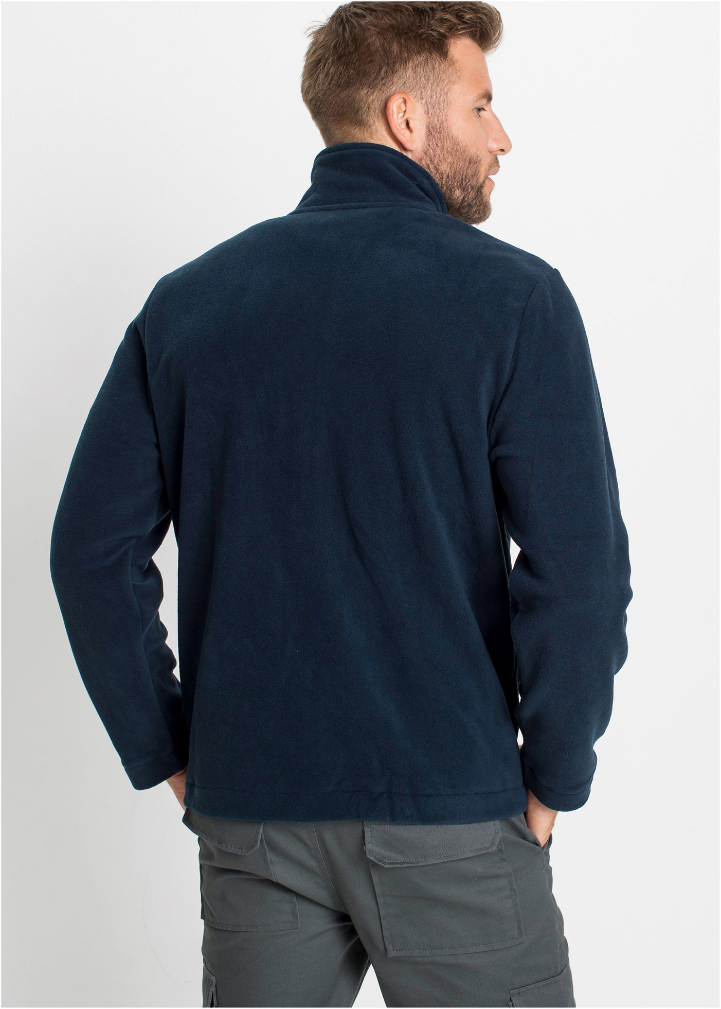 bonprix Fleecejacke »Fleecejacke« ohne Kapuze Fleecejacke