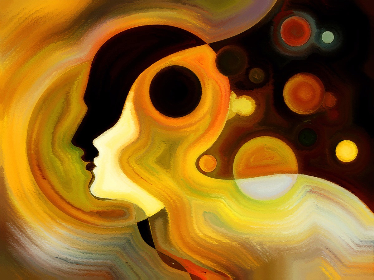 Image of Papermoon Fototapete »Abstrakt Menschen«, Vliestapete, hochwertiger Digitaldruck, inklusive Kleister bei Ackermann Versand Schweiz