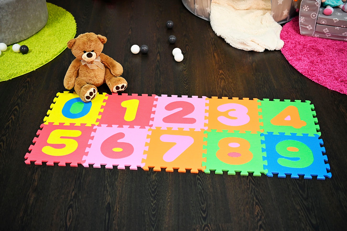 Knorrtoys® Puzzle »Zahlen«, (10 tlg.), Puzzlematte, Bodenpuzzle