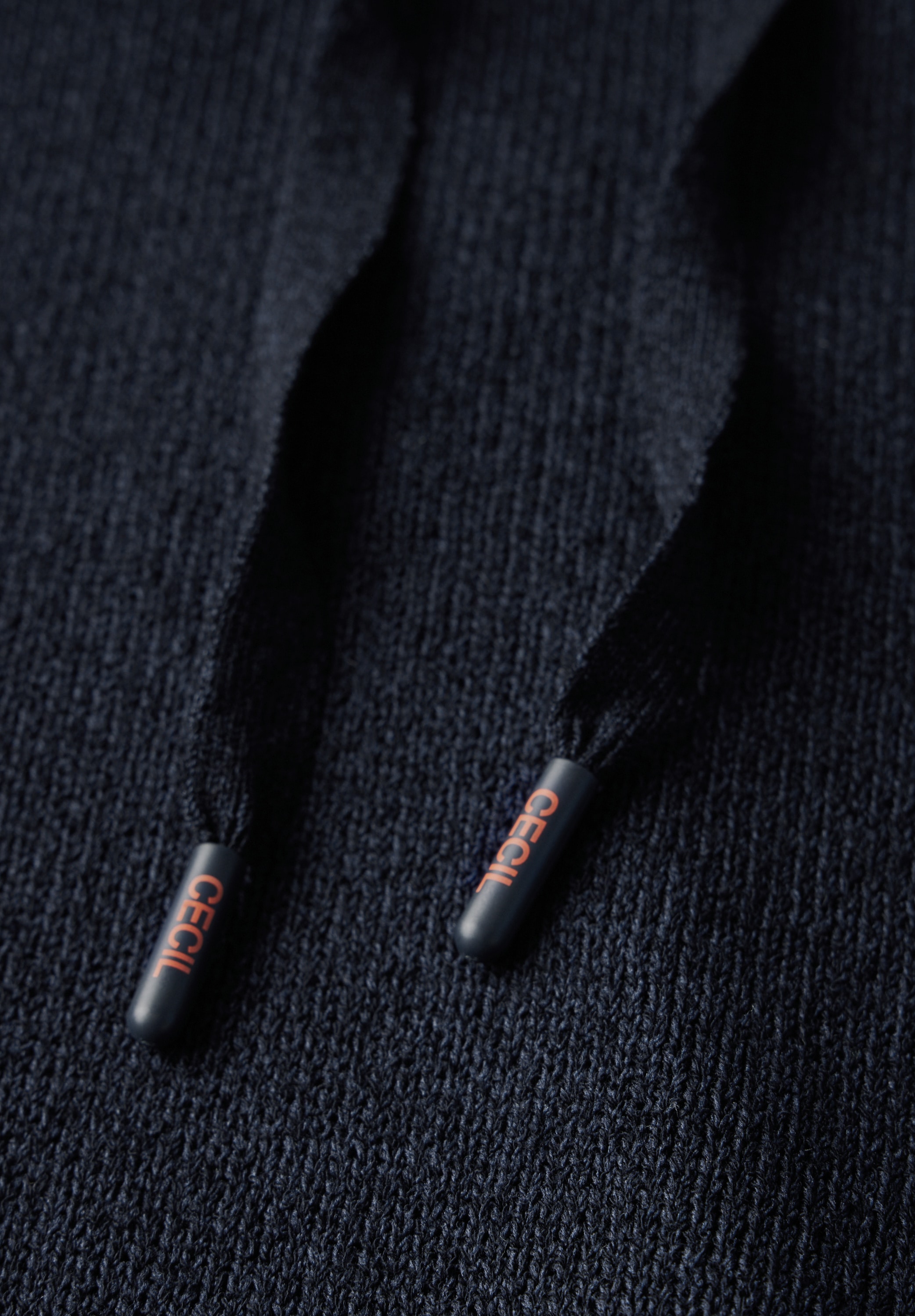 Cecil Strickpullover, mit Kapuze und Tunnelzug