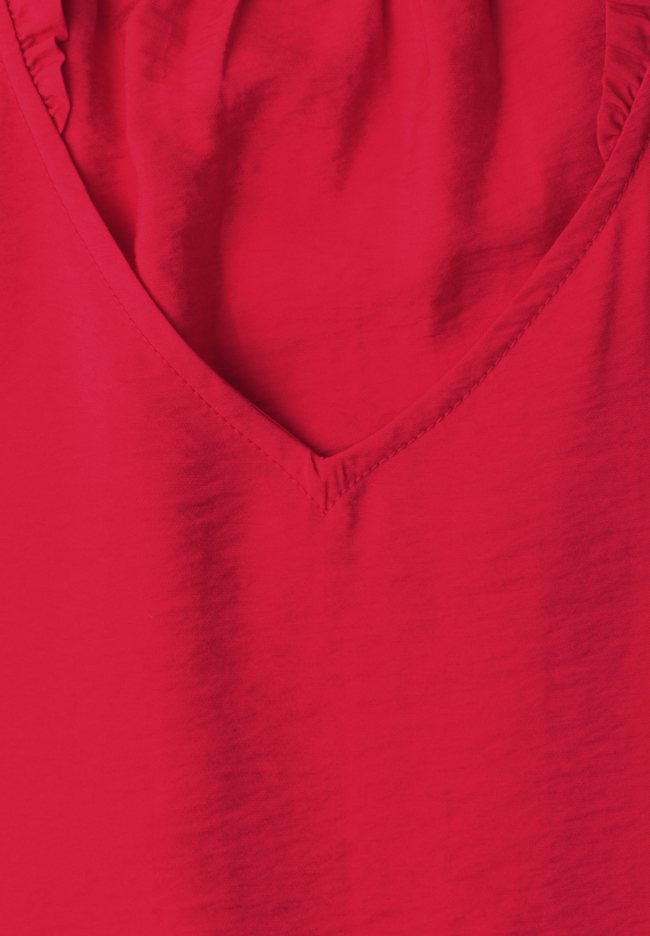 STREET ONE Chemisier à volants Sommertop mit V-Neck und Rüschen