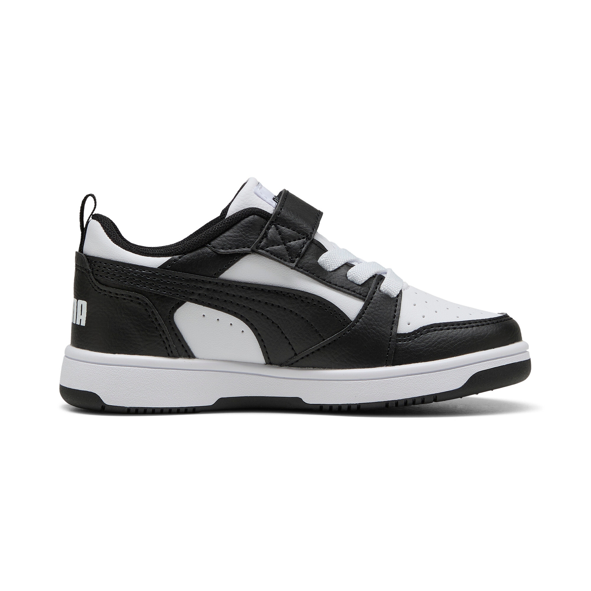 PUMA Sneakers »REBOUND V6 LO AC+ PS«  coupe montant à la cheville, avec fermeture velcro, semelle en caoutchouc