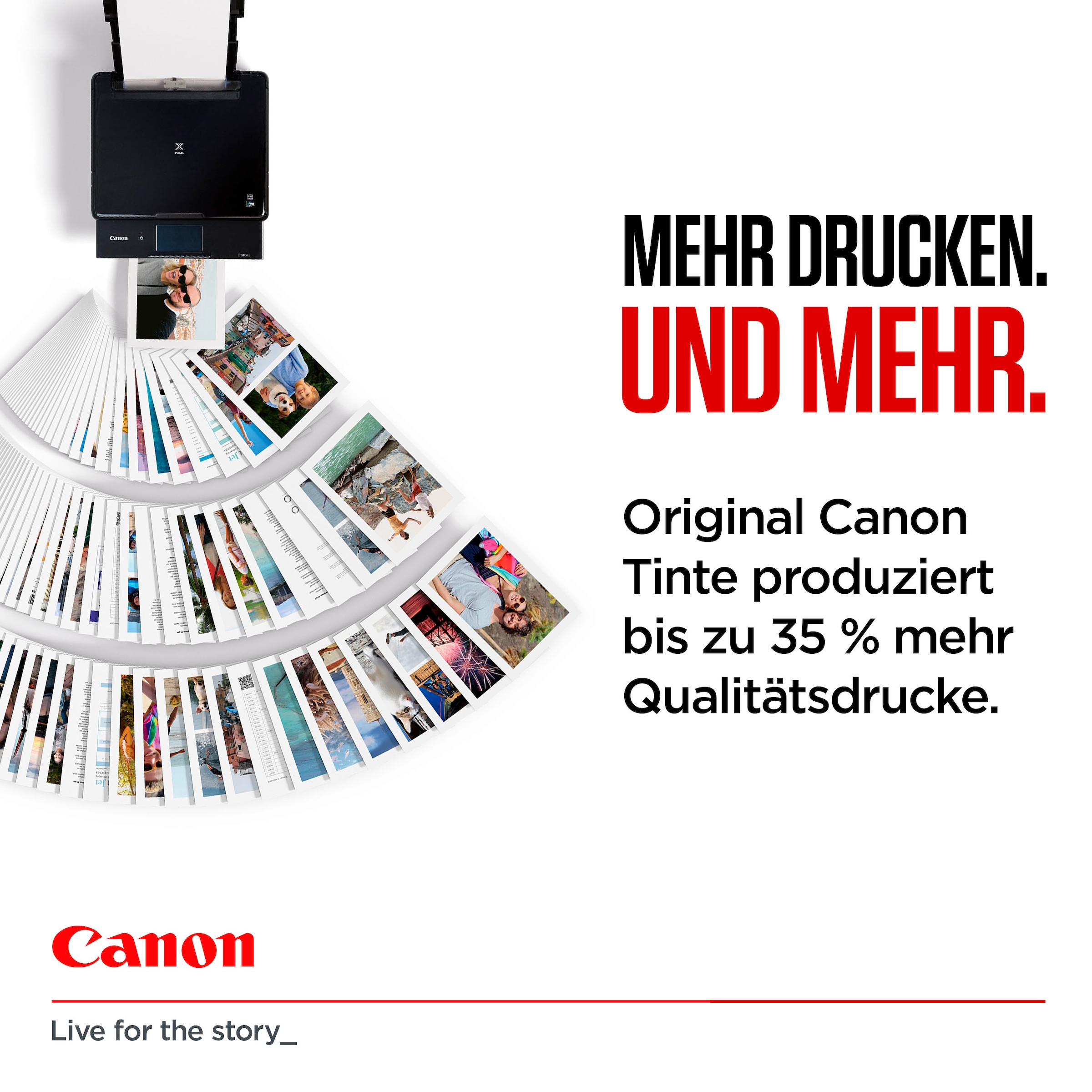 Canon Tintenpatrone »CLI-581 BK/C/M/Y Tinte + Fotopapier Value Pack«