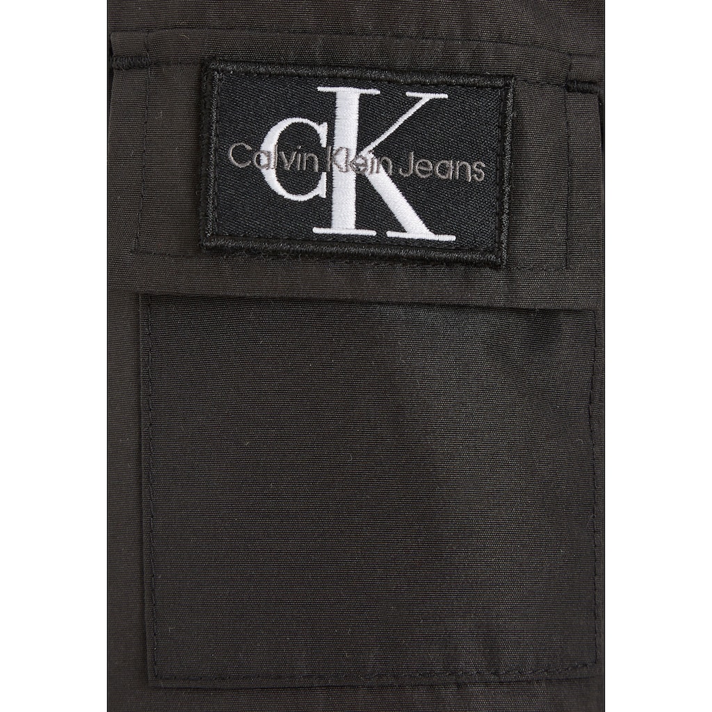 Calvin Klein Jeans Parka »BACK TO SCHOOL JACKET«, mit Kapuze, für Kinder bis 16 Jahre mit Logopatch