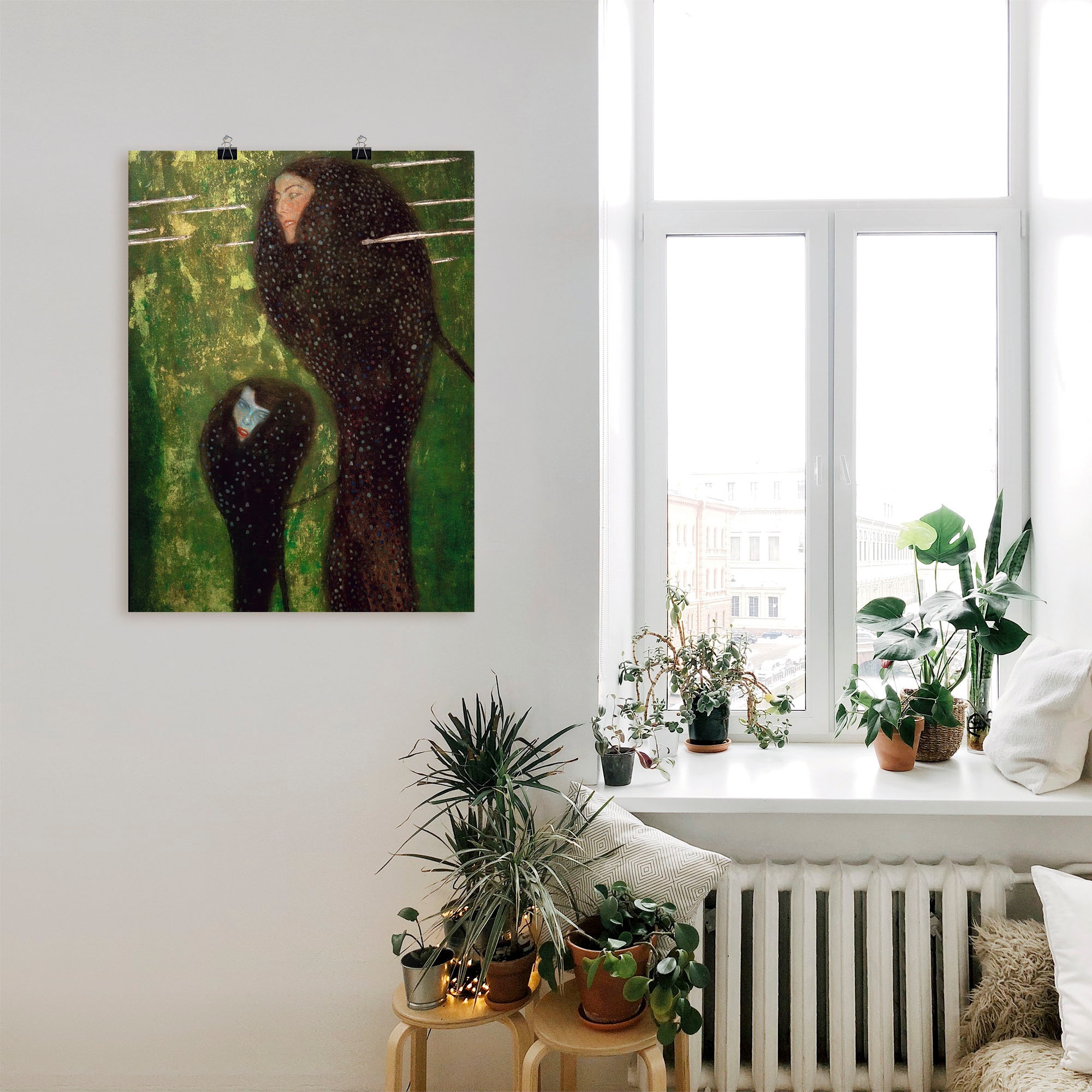 Artland Wandbild »Nixen (Silberfische)«, Gruppen & Familien, (1 St.), als Leinwandbild, Poster in verschied. Grössen