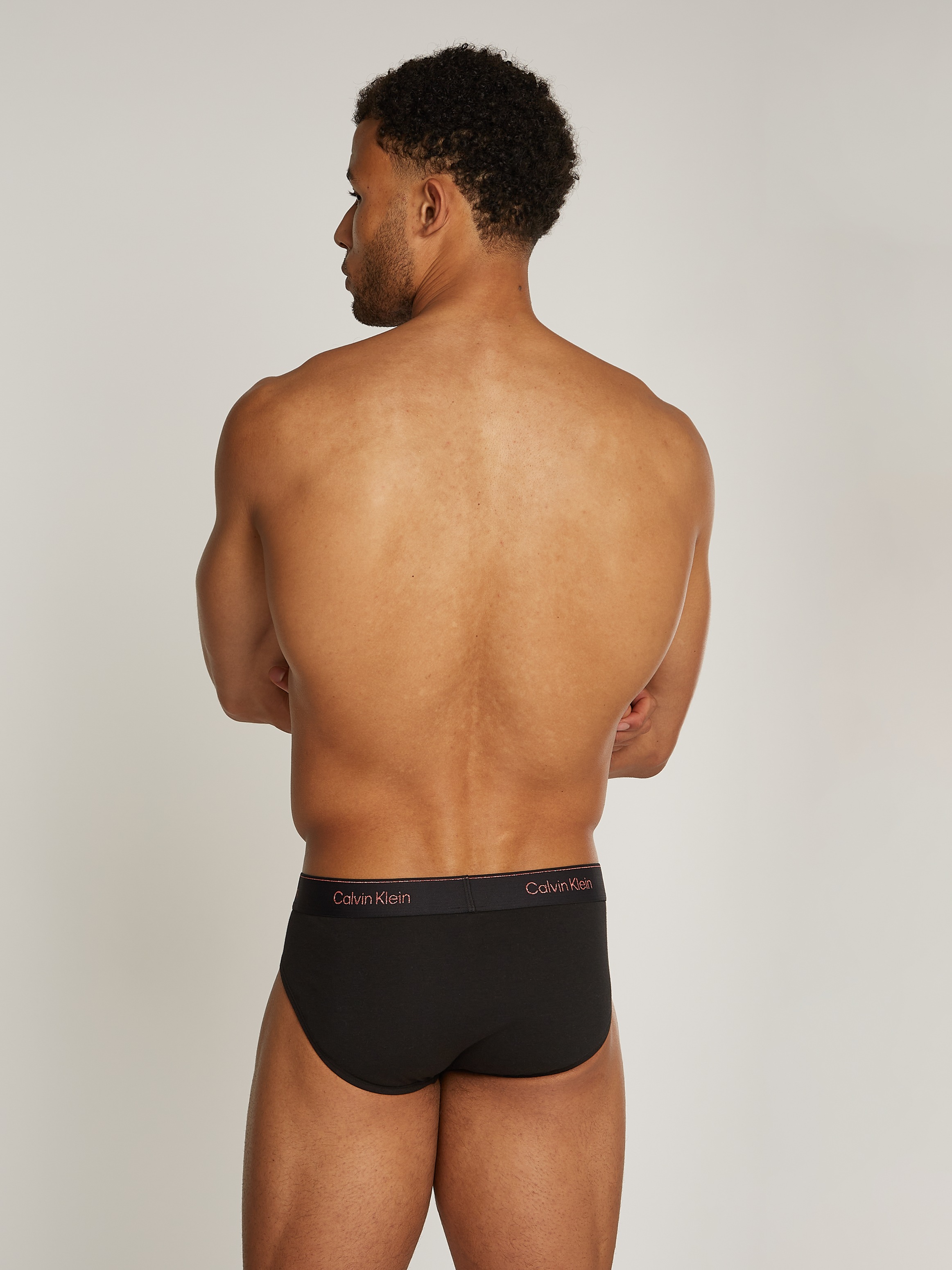 Calvin Klein Underwear Hipster »HIP BRIEF 3PK«, (Packung, 3 St., 3er-Pack), mit Logo-Elastikbund (3 Stück)