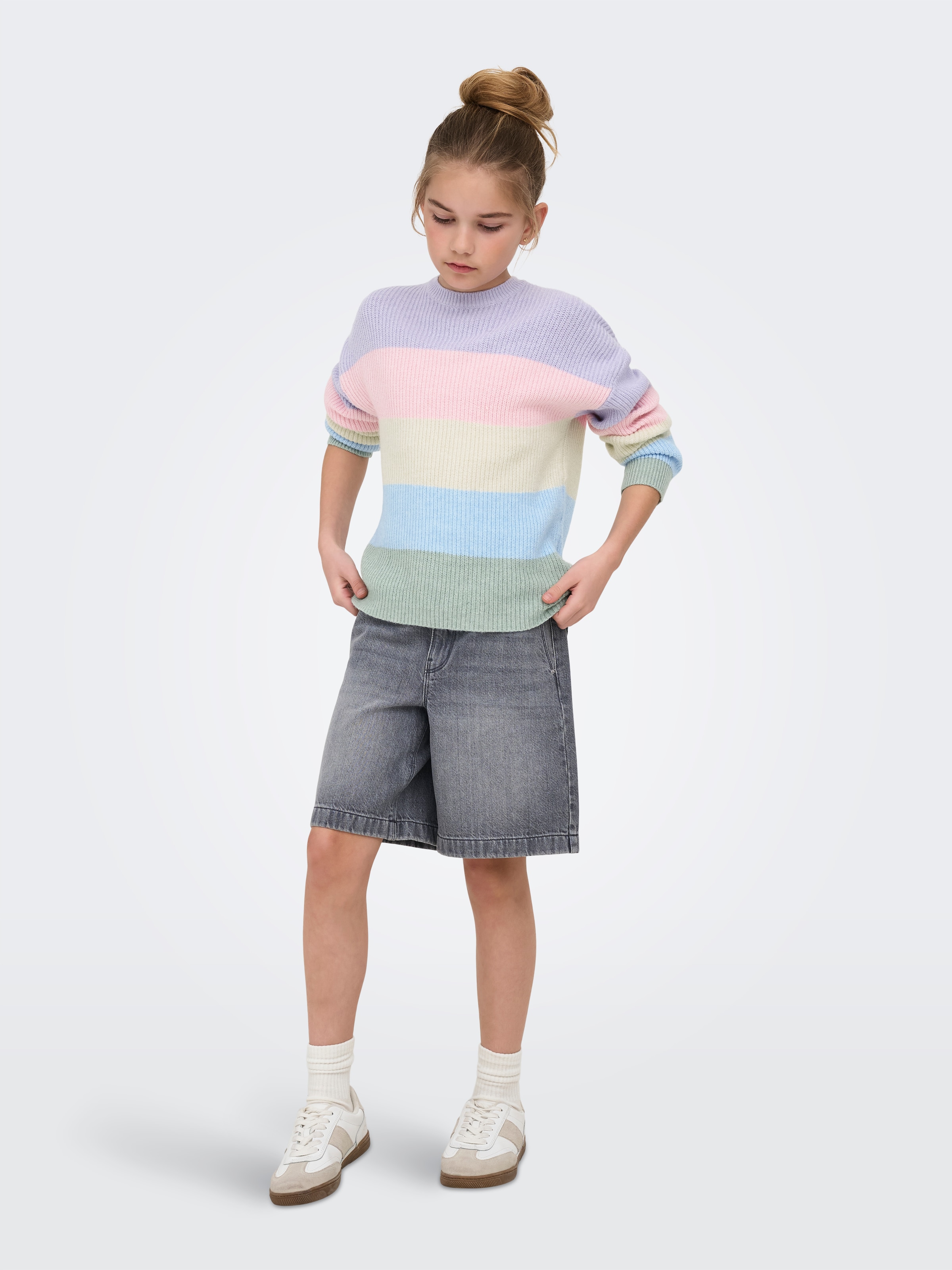 KIDS ONLY Strickpullover »KOGSANDY L/S STRIPE PULLOVER KNT NOOS«