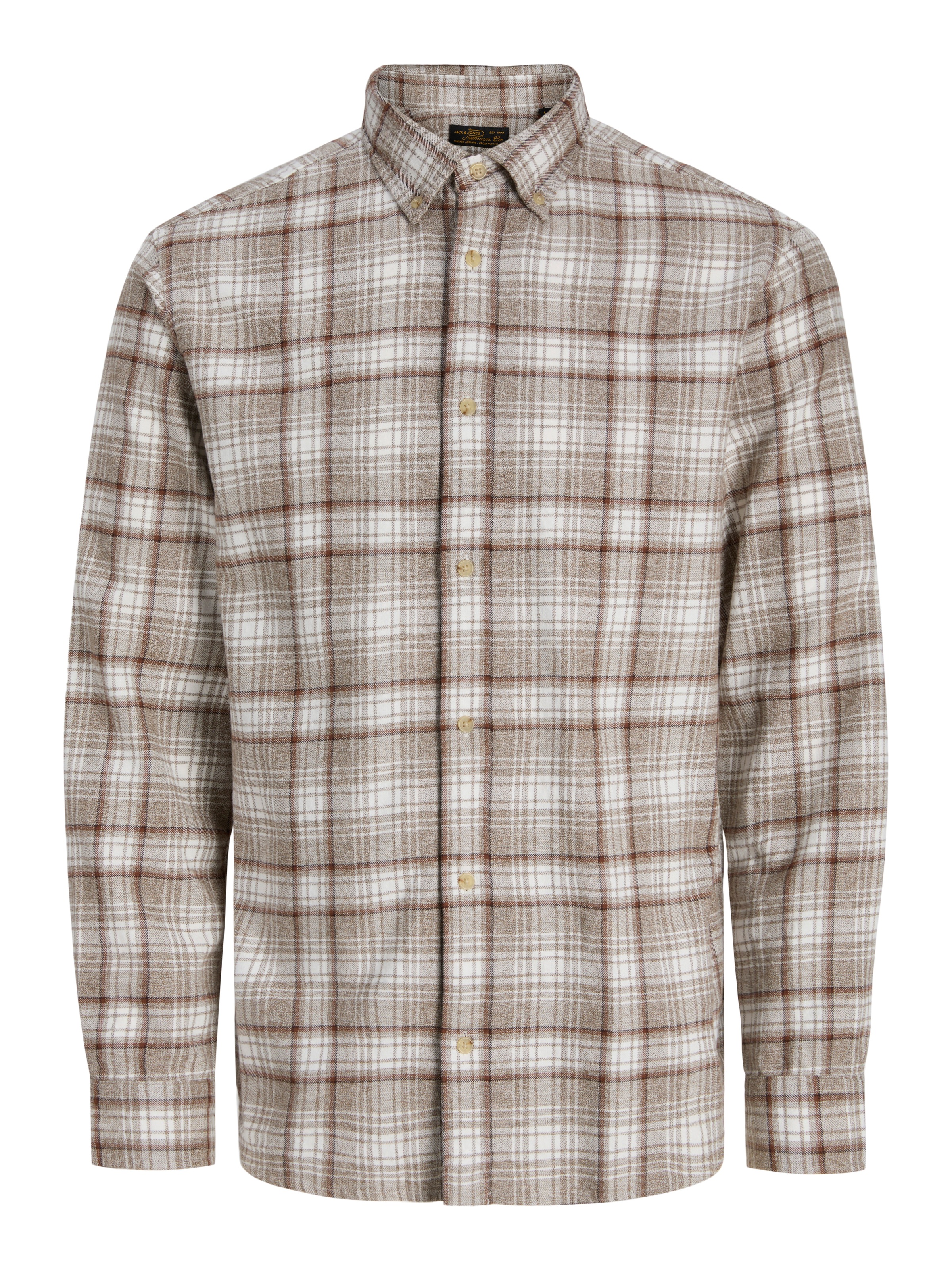 Jack & Jones Langarmhemd »JPRBLUHARVEY CHECK L/S SHIRT SN« Baumwolle, normal geschnitten