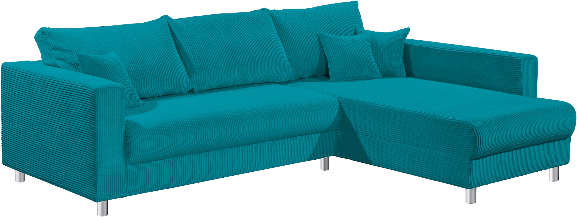 INOSIGN Ecksofa »153«, Inkl. Schlaffunktion und grossen Strauraum