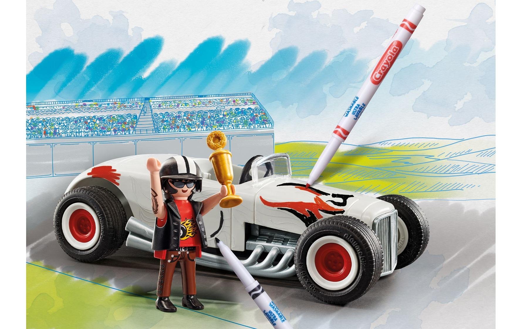 Playmobil® Spielbausteine »Color Rennauto 71376«, (20 St.)