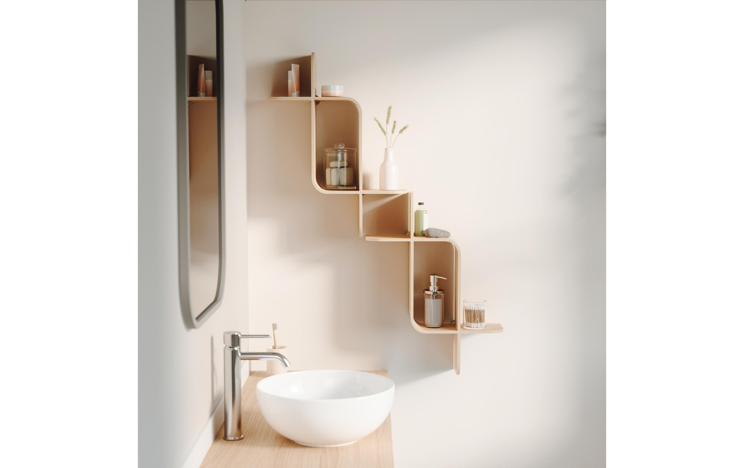 Umbra Étagère murale »Montage, Natur«