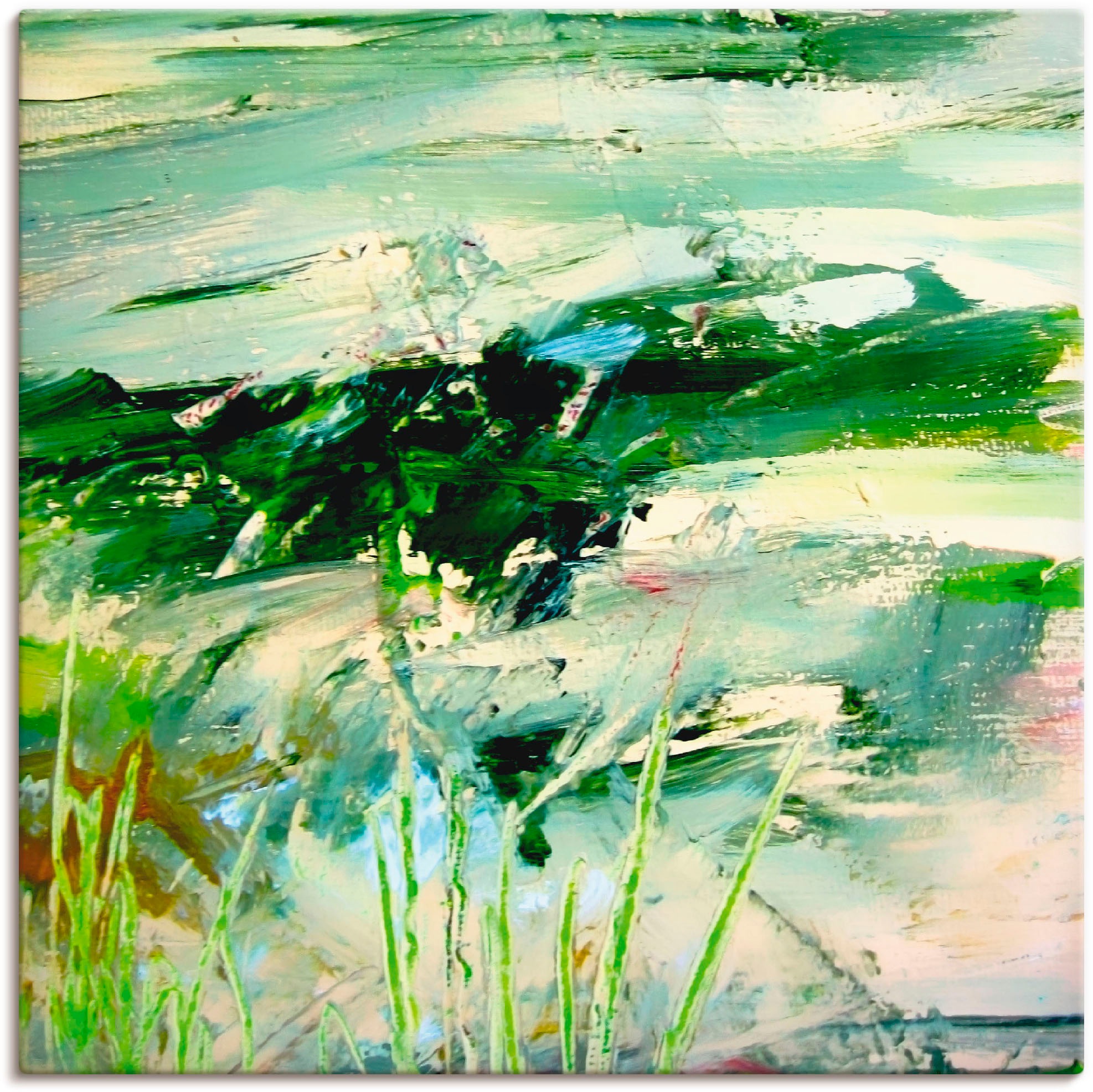 Image of Artland Wandbild »Kunst Natur«, Gegenstandslos, (1 St.), in vielen Grössen & Produktarten -Leinwandbild, Poster, Wandaufkleber / Wandtattoo auch für Badezimmer geeignet bei Ackermann Versand Schweiz