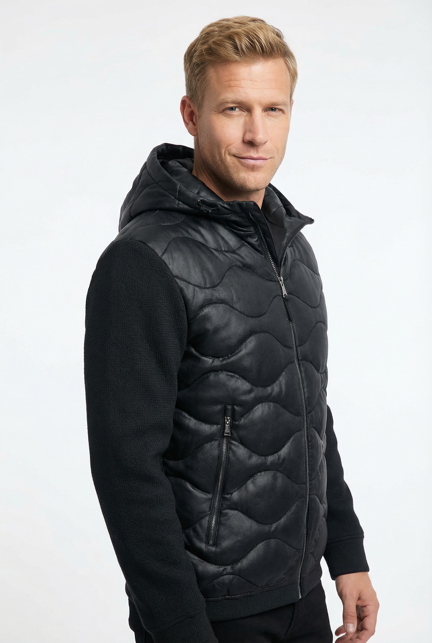 Image of Joop Jeans Steppjacke "Tobie" mit Kapuze mit Wellensteppung