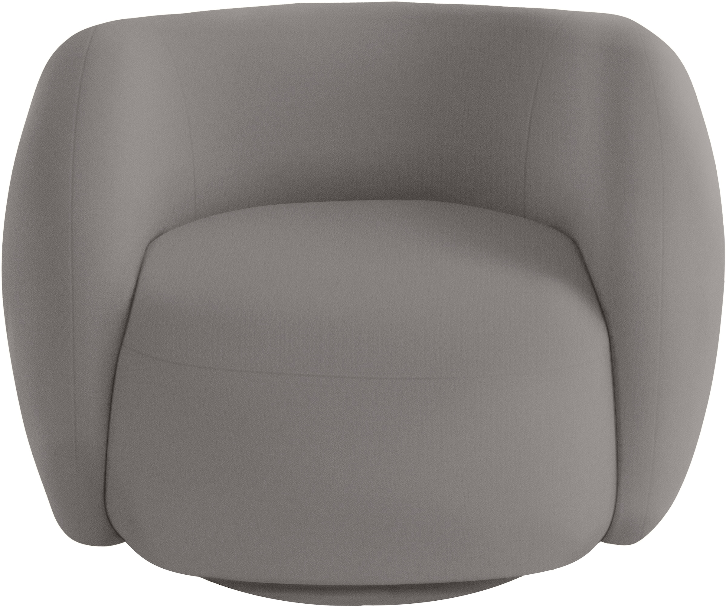 homsy by Ana Johnson Sessel »Pebbla, exklusiver, formschöner Designsessel, Drehsessel« Mit oder ohne Drehfunktion, in Luxus-Microfaser oder Chenille