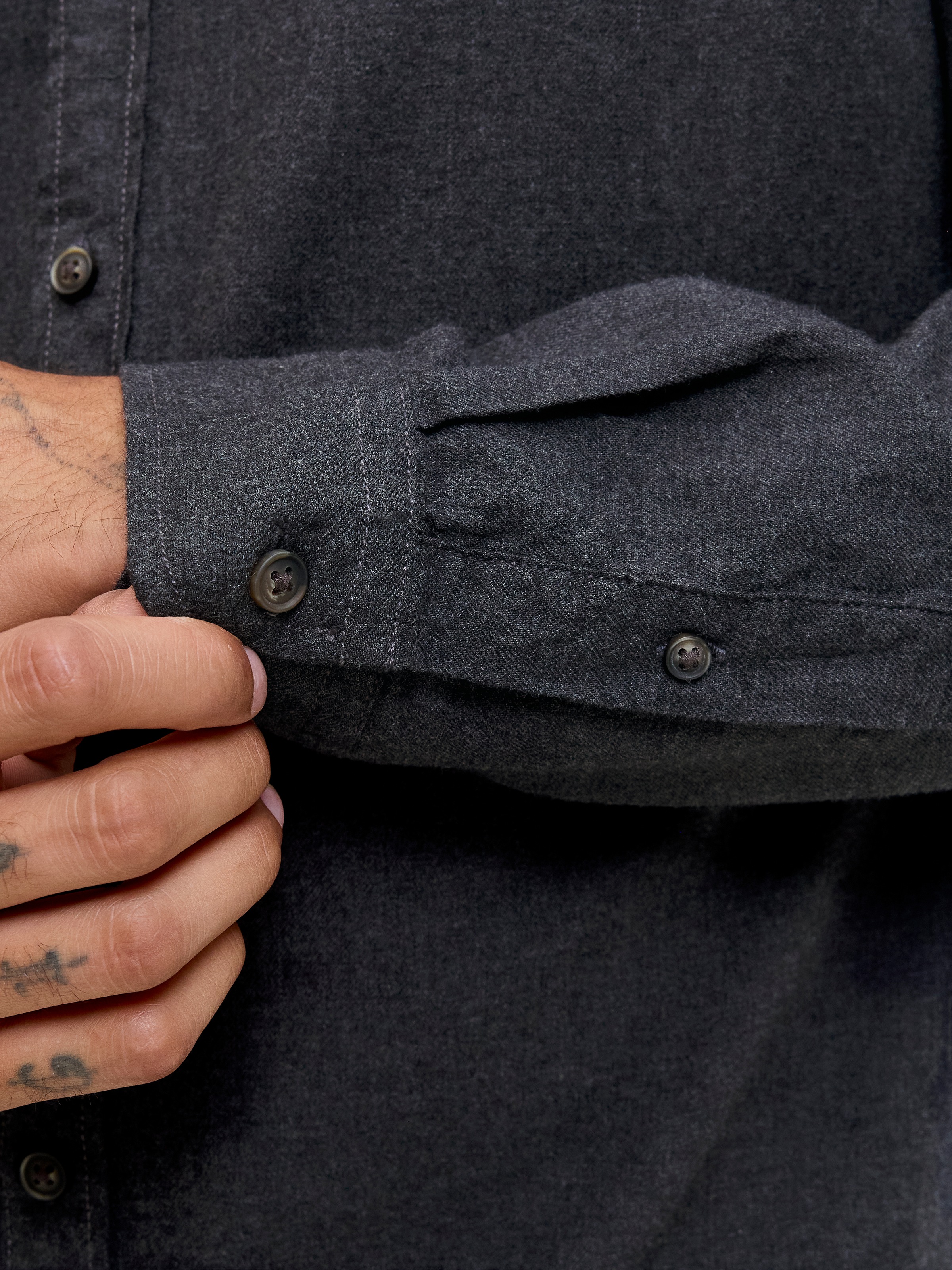 Jack & Jones Chemise à manches longues »JJECLASSIC MELANGE SHIRT L/S NOOS«