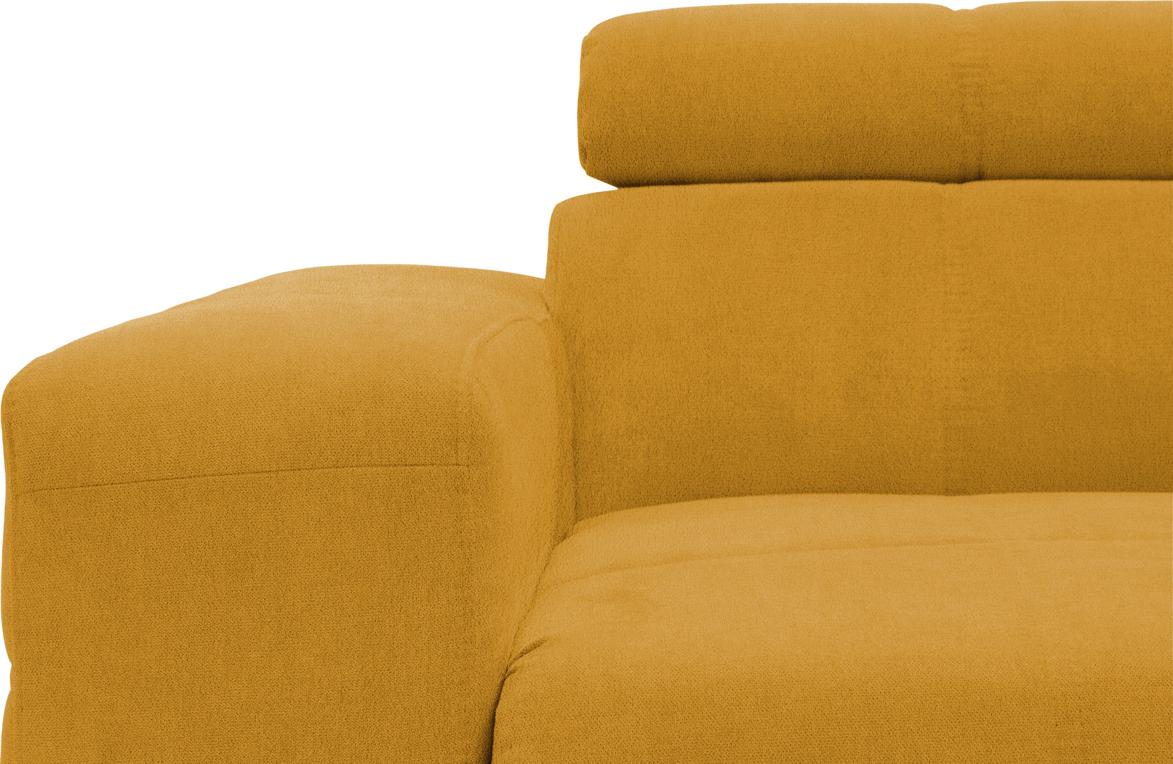 GOODproduct Ecksofa »Ballerup 211 x 175 cm, auch mit verstellbarer Sitztiefe« Kopfteile verstellbar, aus pflegeleichtem, weichem Bezugsstoff, L-Form