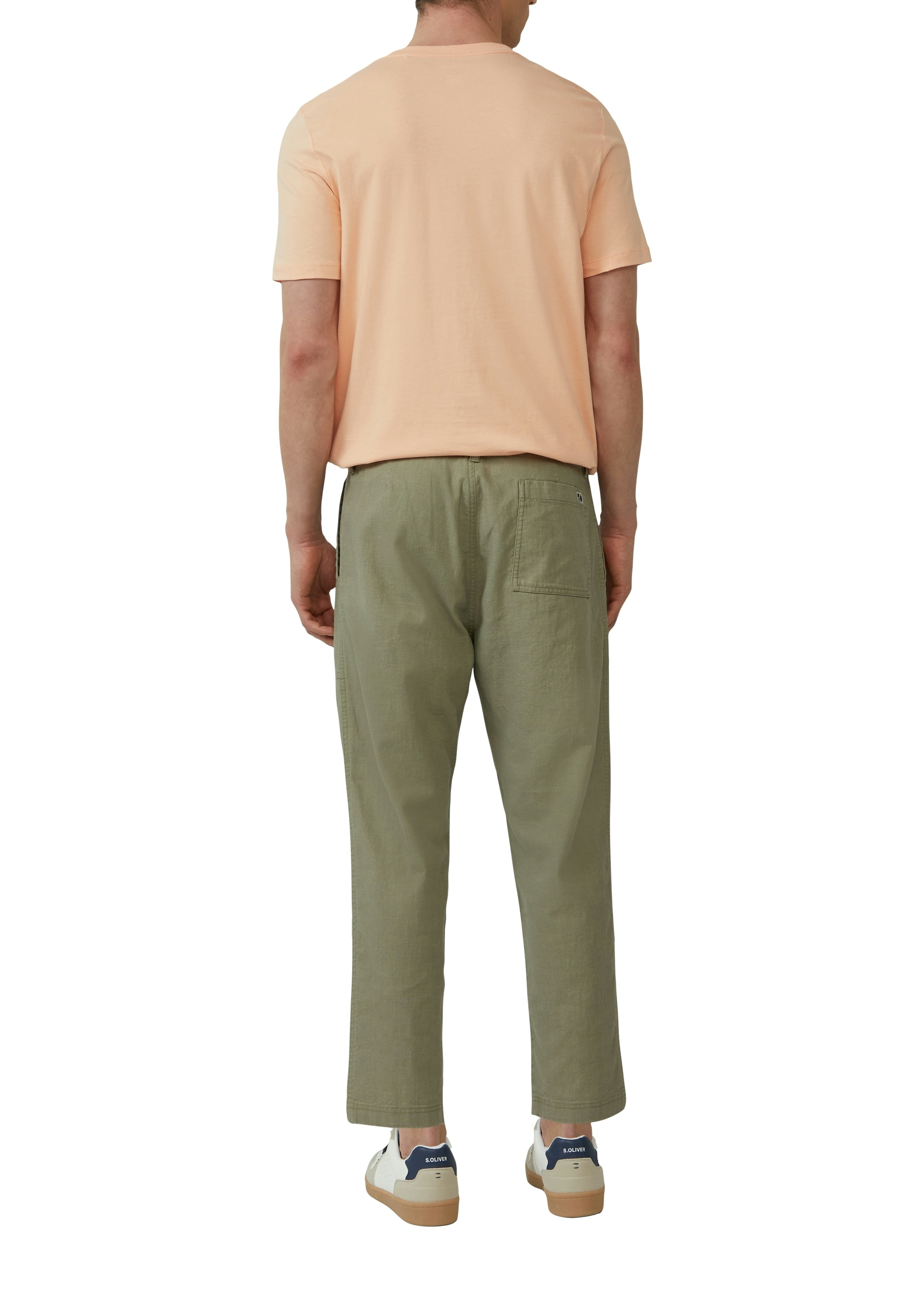 s.Oliver Pantalon en lin  avec teneur en lin / grandes poches fendues