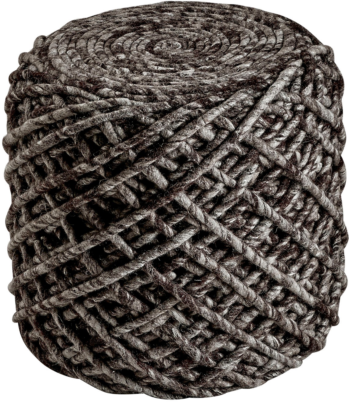 Image of Obsession Sitzhocker "Hocker My Royal Pouf" 1 Stk. tlg. rund, Ø 40 cm, Höhe 40 cm, handgearbeitet, Wohnzimmer & Schlafzimmer