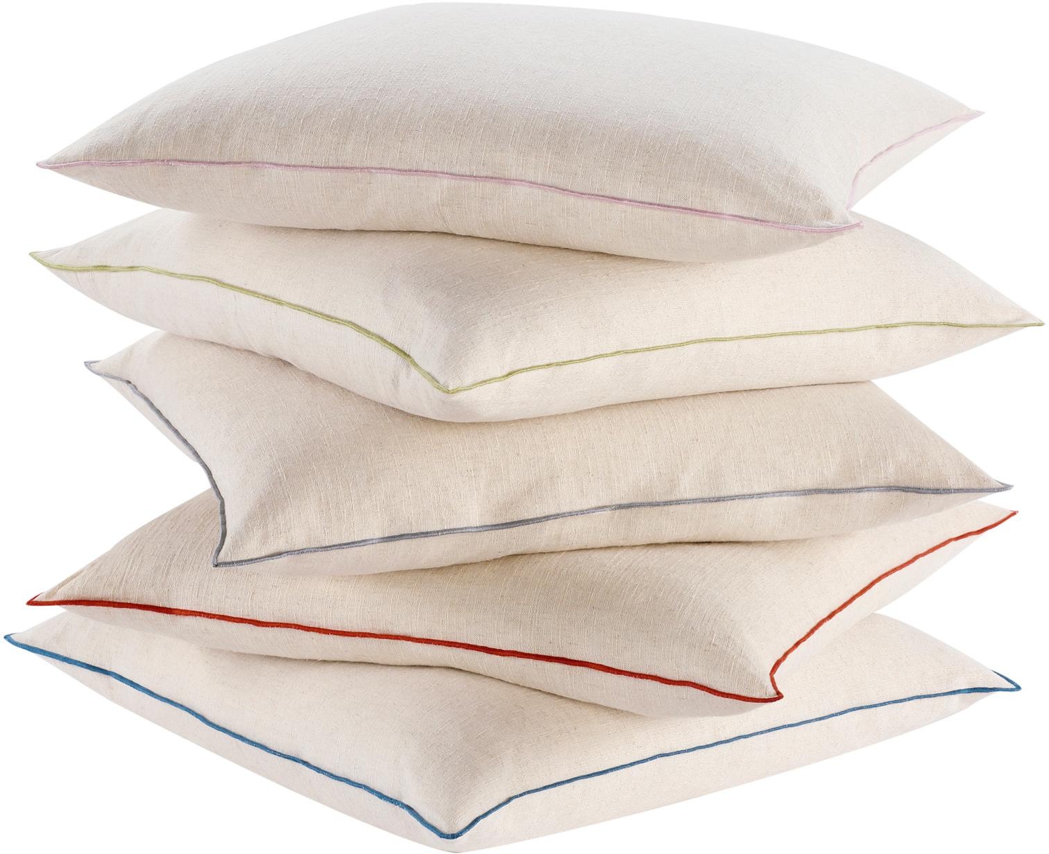 Image of BIEDERLACK Dekokissen »Cushion«, (1 St.), mit Leinen und farbiger Paspel bei Ackermann Versand Schweiz