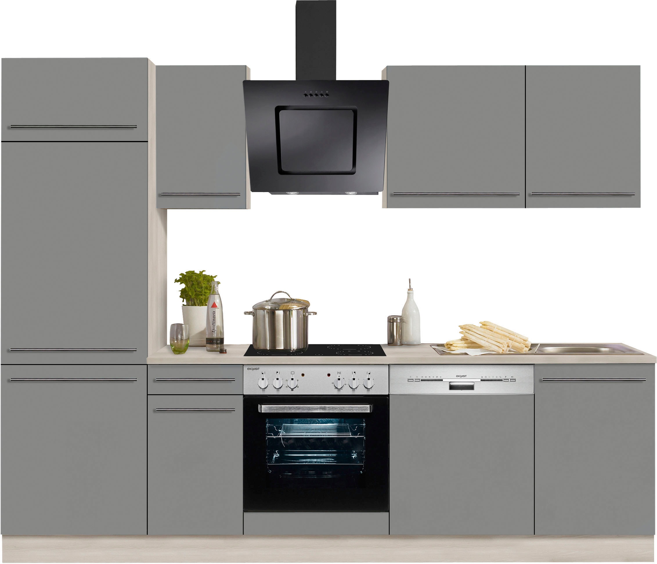 ♕ OPTIFIT Küchenzeile »Bern«, Breite 270 cm, gedämpfte Türen, wahlweise mit  E-Geräten versandkostenfrei auf