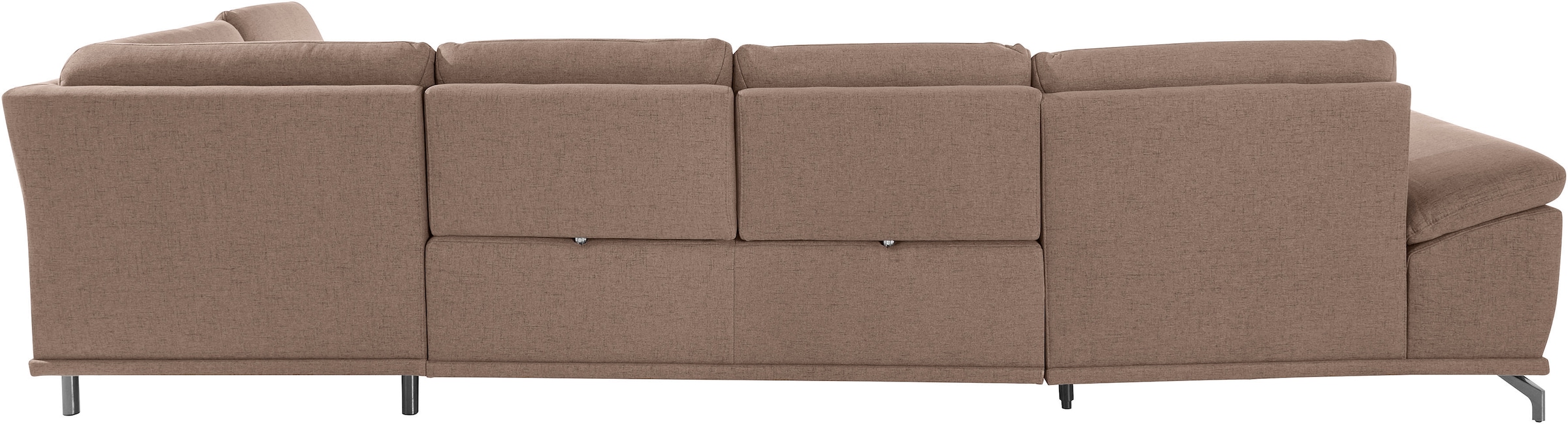 GOODproduct Paysage de salon »Costello U-Form, B: 363 cm mit Sitztiefen-, Armteilverstellung &« 3 Nierenkissen, optional Bettfunktion & Bettkasten