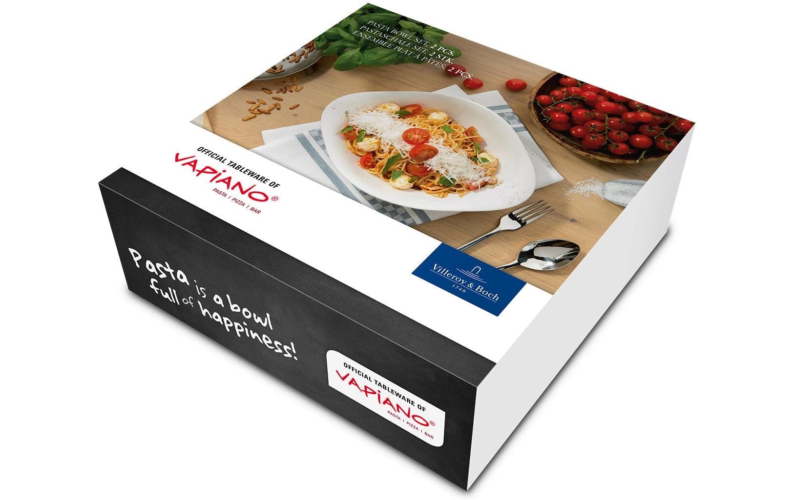 Villeroy & Boch Pastateller »Vapiano 2-teilig,« Pasta-Schalen aus Porzellan