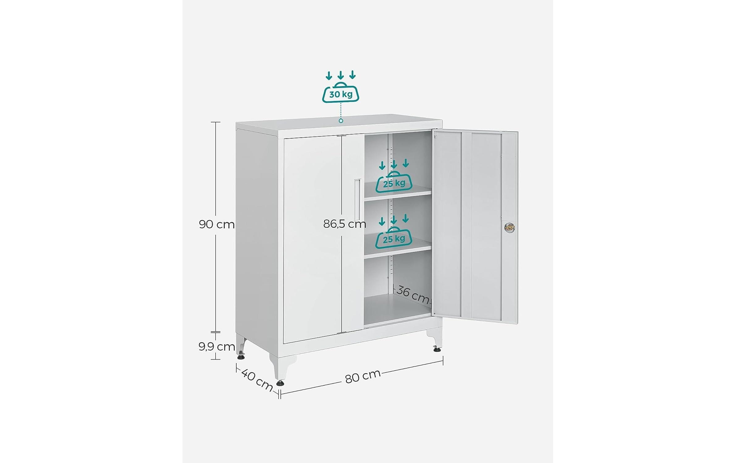 SONGMICS Mehrzweckschrank »40 x 80 x 90 cm«