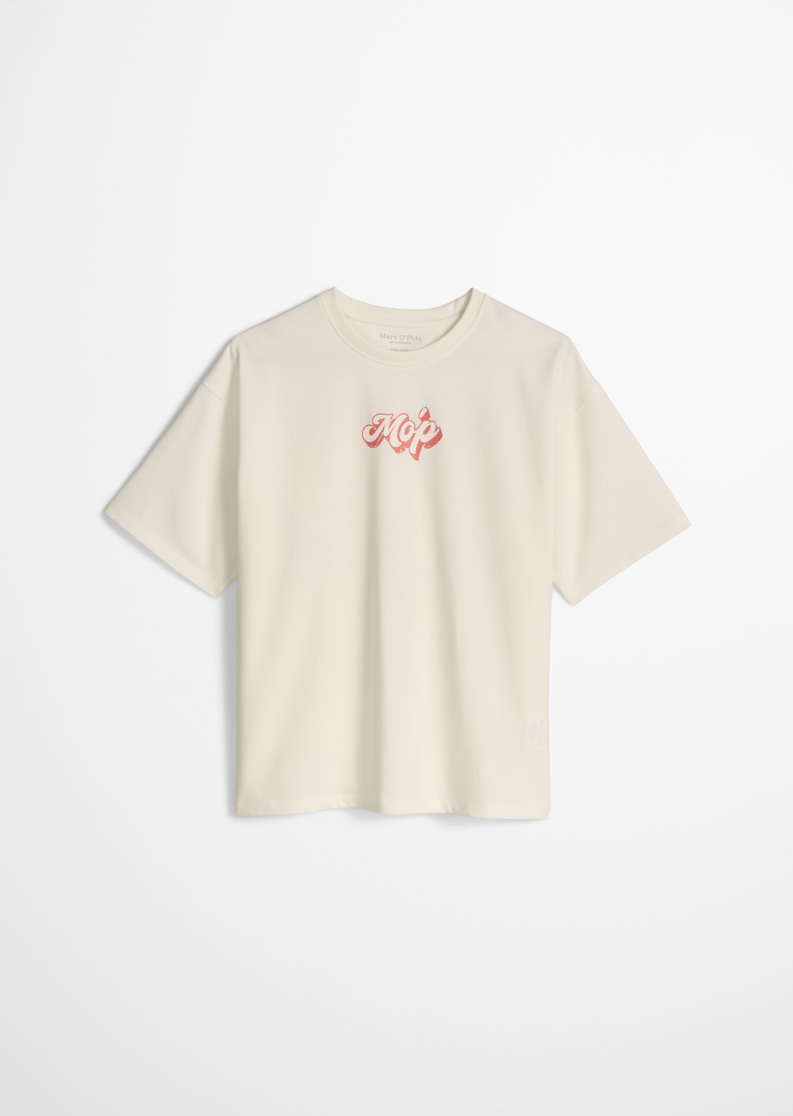 Image of Marc OPolo Junior T-Shirt kontrastfarbener Rückenprint, relaxed fit, Rundhals